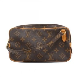 Louis Vuitton Shoulder Bag Monogram Pochette Marly Bandouliere M51828 Brown Women's