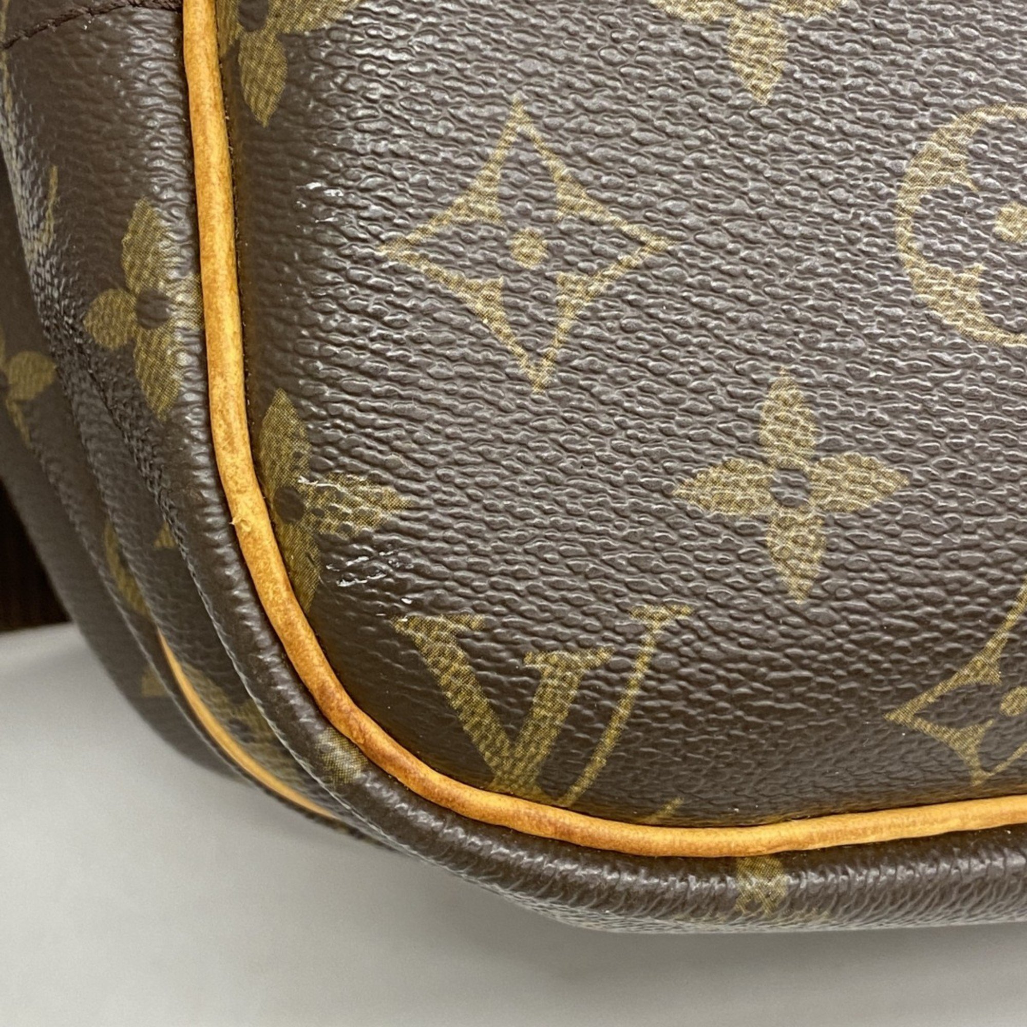 Louis Vuitton Shoulder Bag Monogram Reporter PM M45254 Brown Ladies