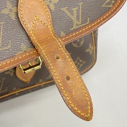 Louis Vuitton Shoulder Bag Monogram Gibessier GM M42249 Brown Ladies