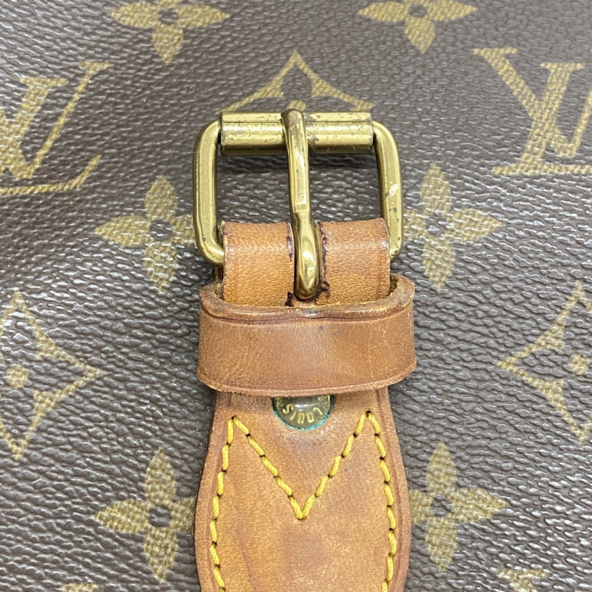 Louis Vuitton Shoulder Bag Monogram Gibessier GM M42249 Brown Ladies