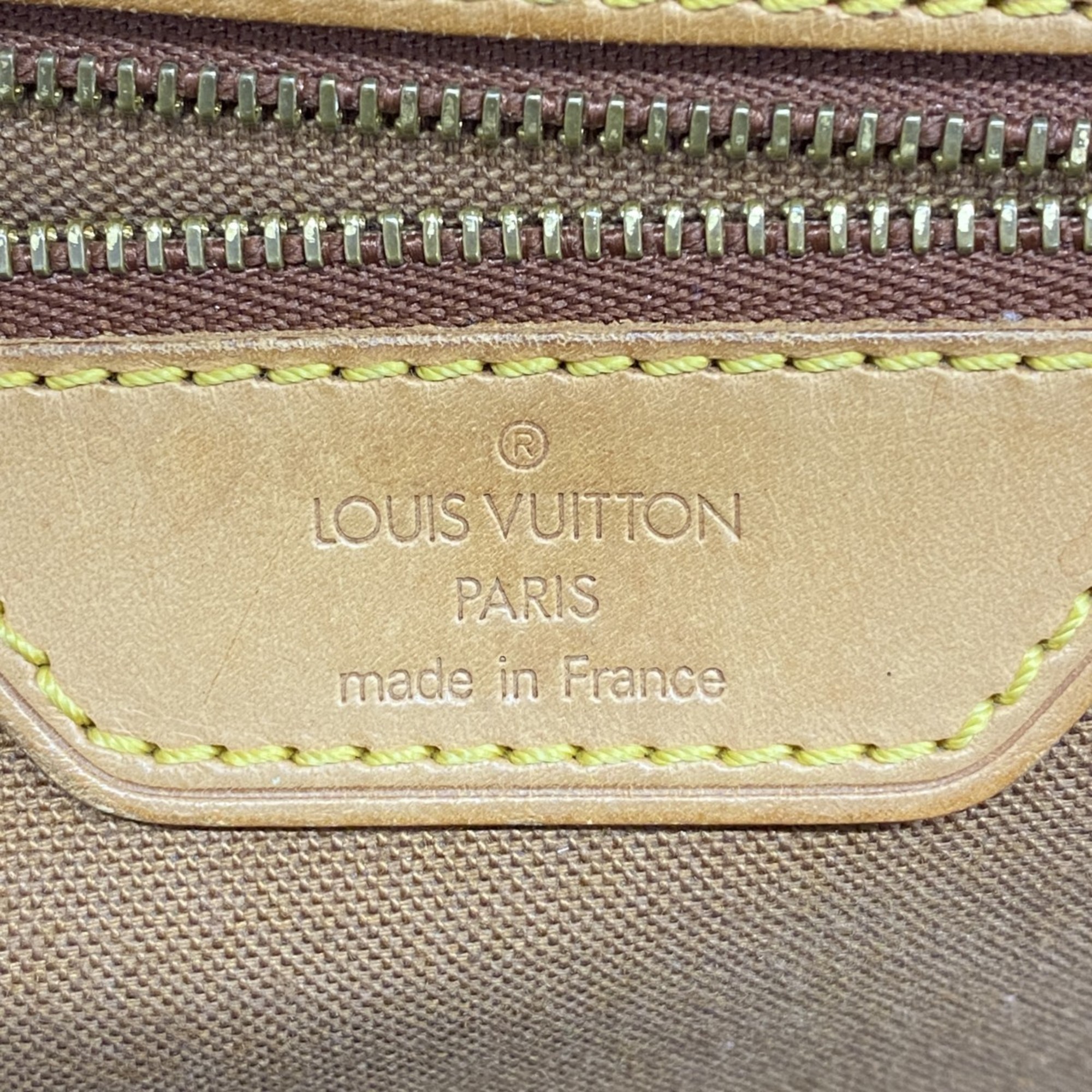 Louis Vuitton Shoulder Bag Monogram Gibessier GM M42249 Brown Ladies