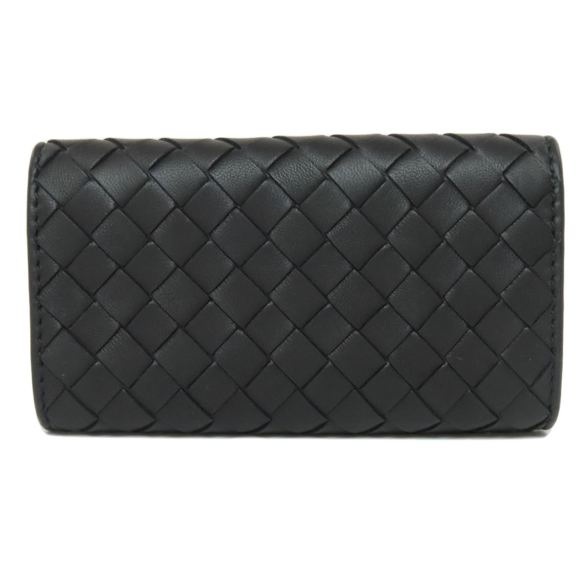 Bottega Veneta Intrecciato Key Case Calf Leather Women's BOTTEGA VENETA