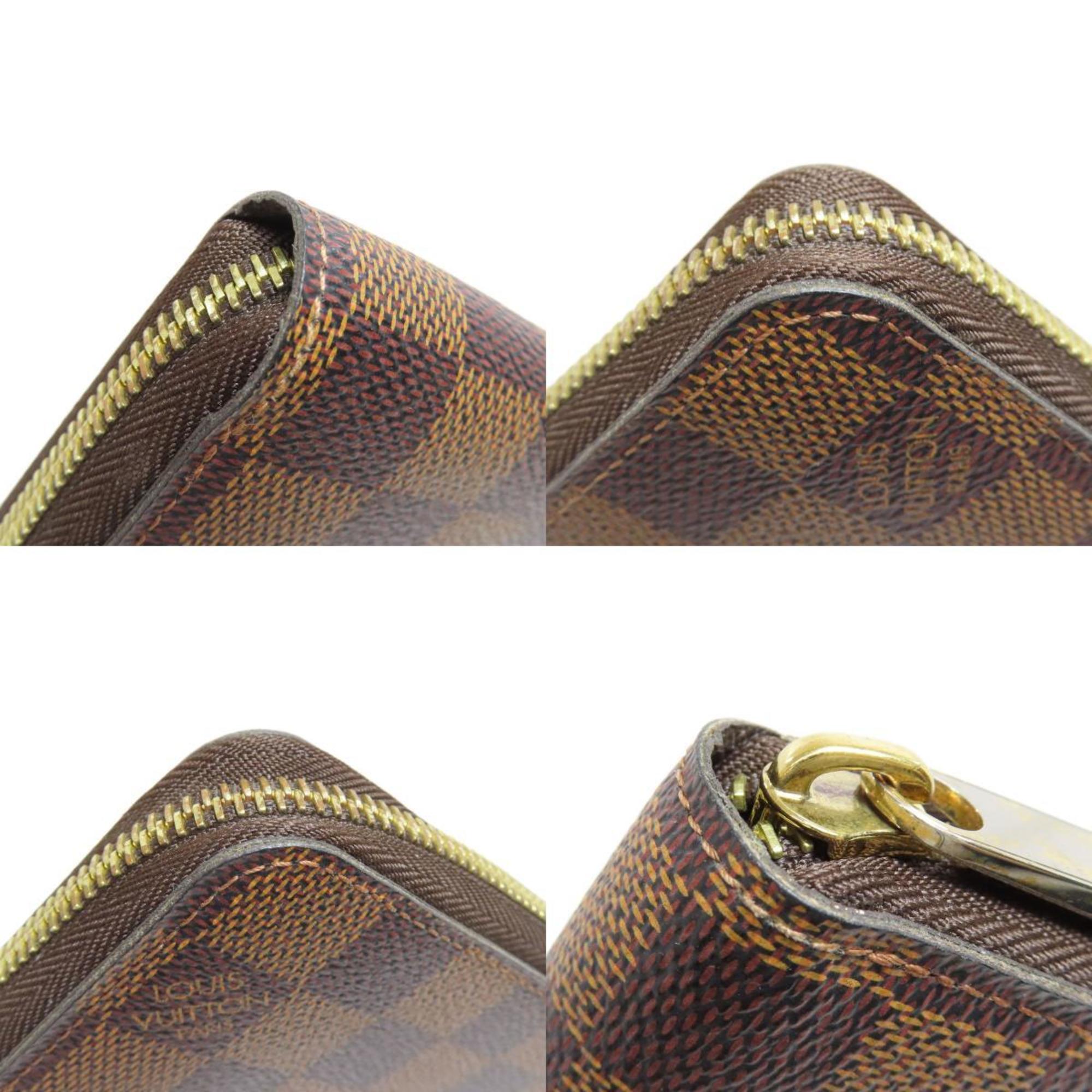 Louis Vuitton N60015 Zippy Wallet (old long wallet) Damier canvas for women LOUIS VUITTON