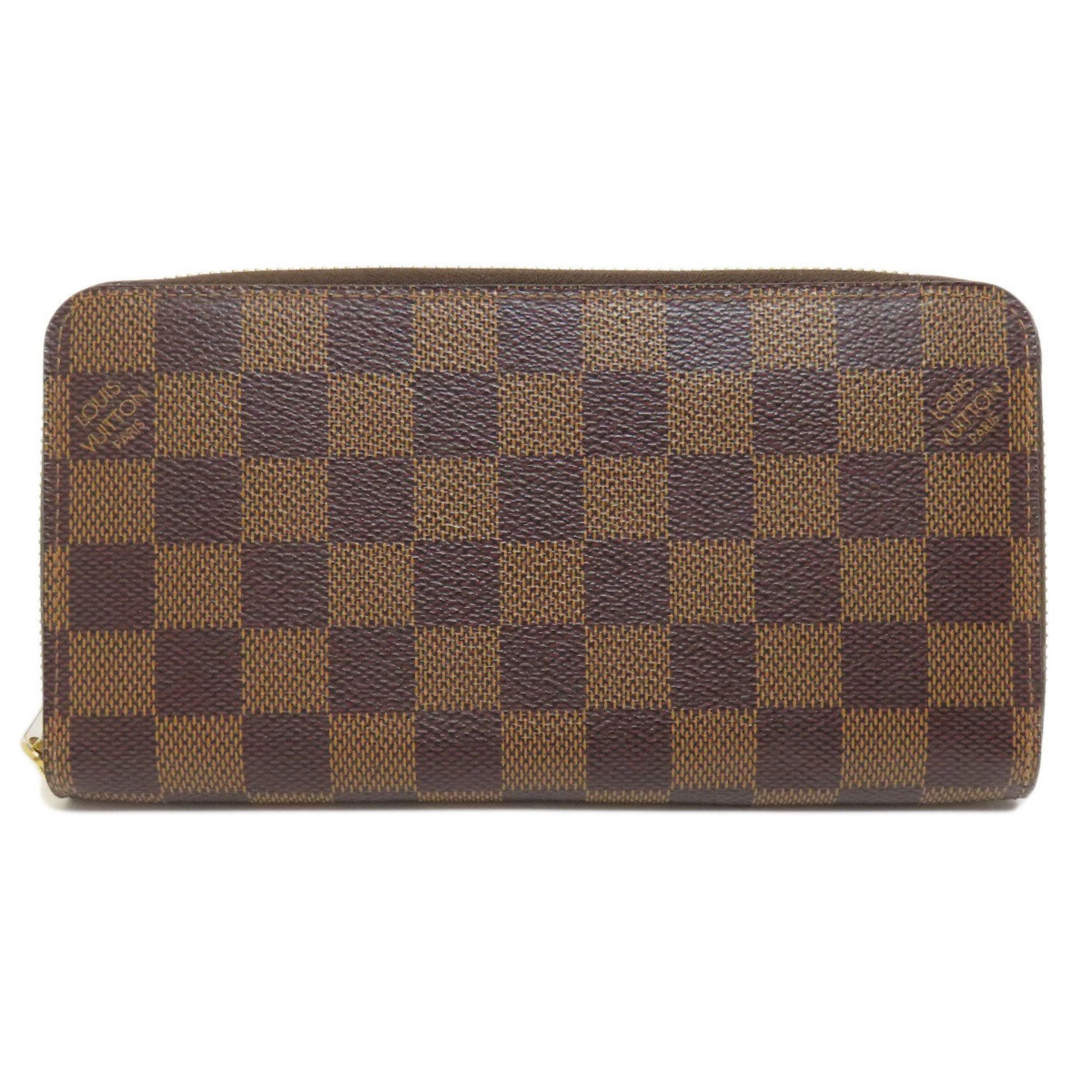 Louis Vuitton N60015 Zippy Wallet (old long wallet) Damier canvas for women LOUIS VUITTON