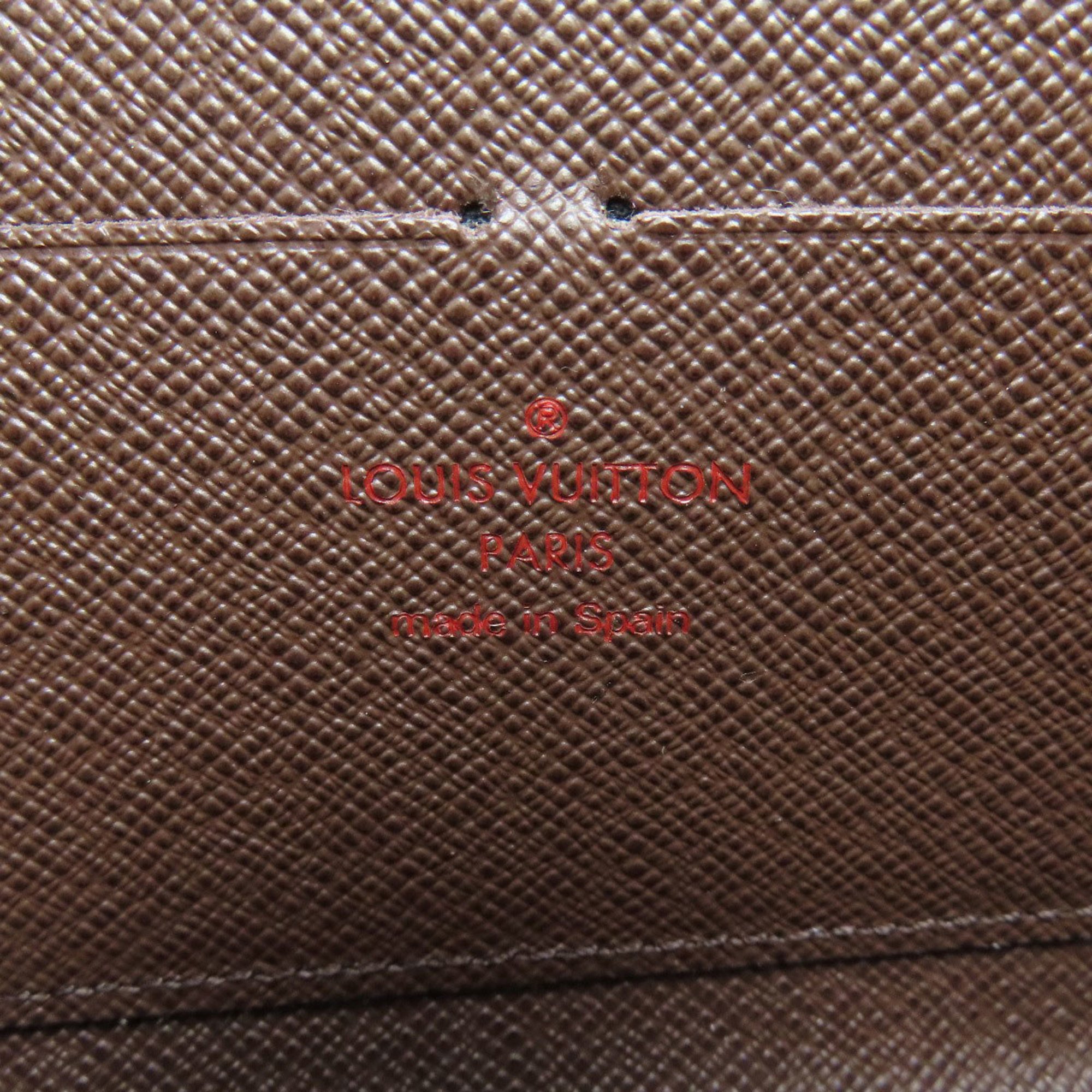 Louis Vuitton N60015 Zippy Wallet (old long wallet) Damier canvas for women LOUIS VUITTON