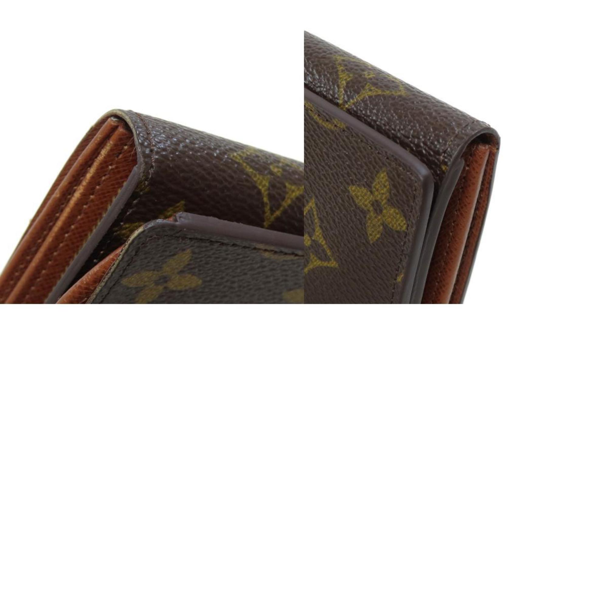 Louis Vuitton M61730 Portemonnay Bi-fold Wallet Monogram Canvas Women's LOUIS VUITTON