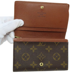 Louis Vuitton M61730 Portemonnay Bi-fold Wallet Monogram Canvas Women's LOUIS VUITTON