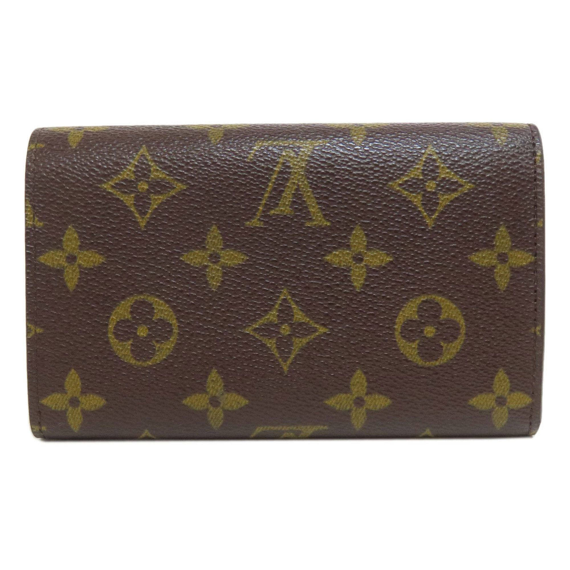 Louis Vuitton M61730 Portemonnay Bi-fold Wallet Monogram Canvas Women's LOUIS VUITTON