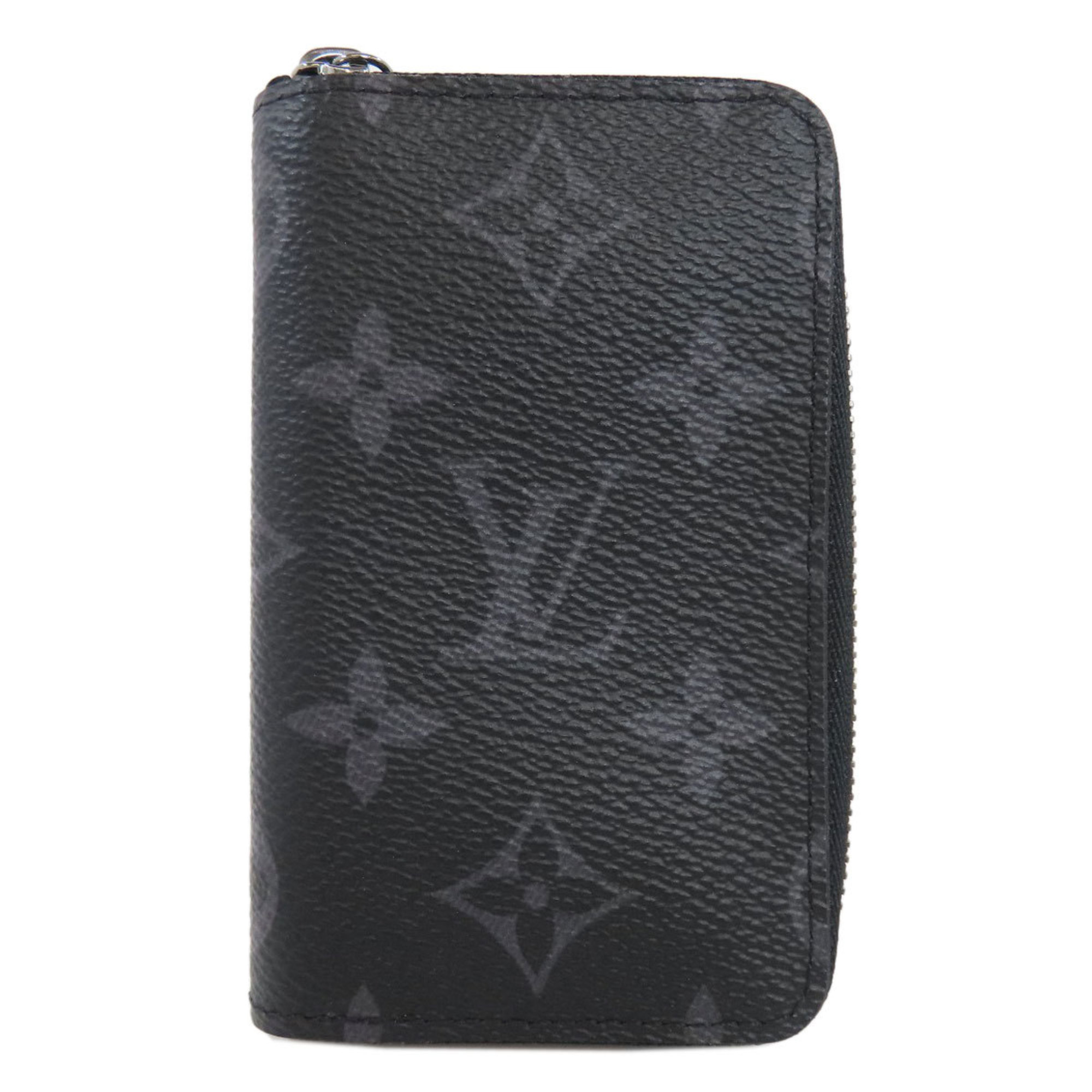 Louis Vuitton M81662 Vertical Wallet/Coin Case Monogram Eclipse Women's LOUIS VUITTON