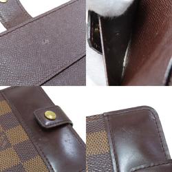 Louis Vuitton M61668 Compact Zip Bi-fold Wallet Damier Canvas Women's LOUIS VUITTON