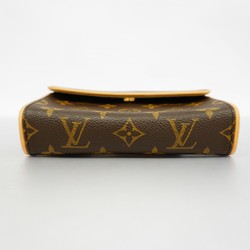 Louis Vuitton Waist Bag Monogram Pochette Florentine M51855 Brown Men's Women's