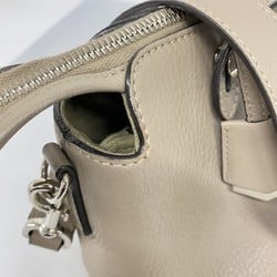 Fendi handbag leather beige ladies