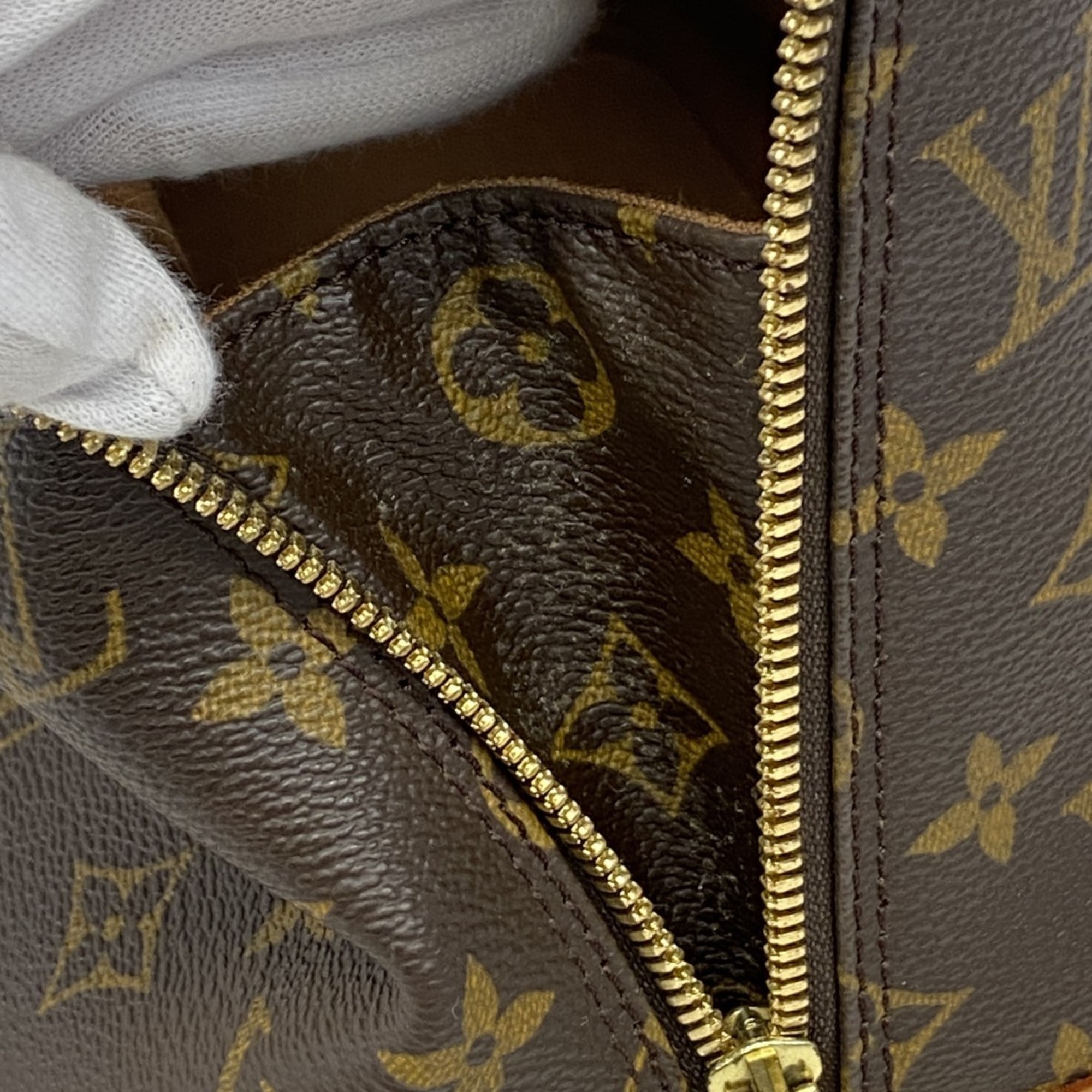 Louis Vuitton handbag Monogram Alma M51130 brown ladies