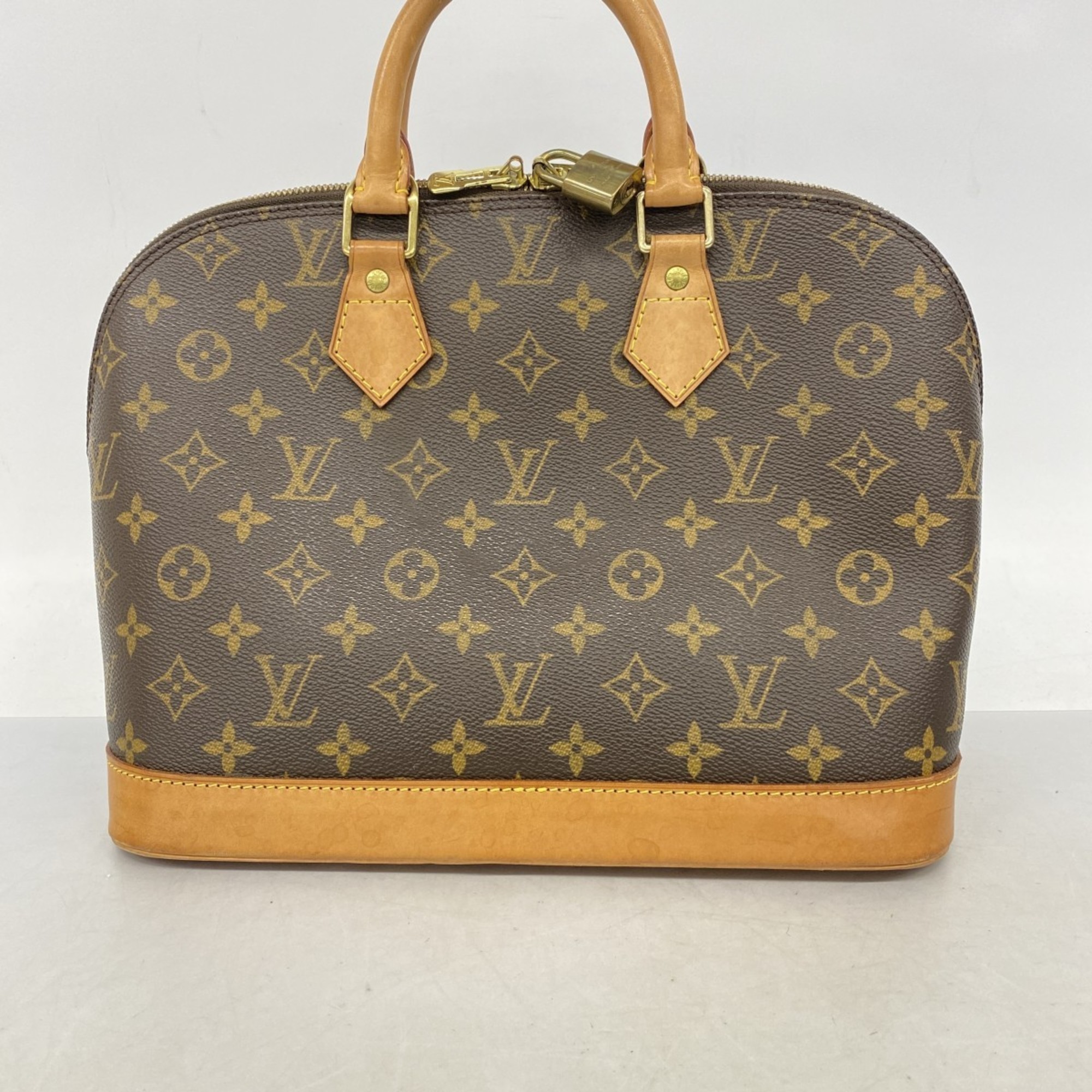 Louis Vuitton handbag Monogram Alma M51130 brown ladies