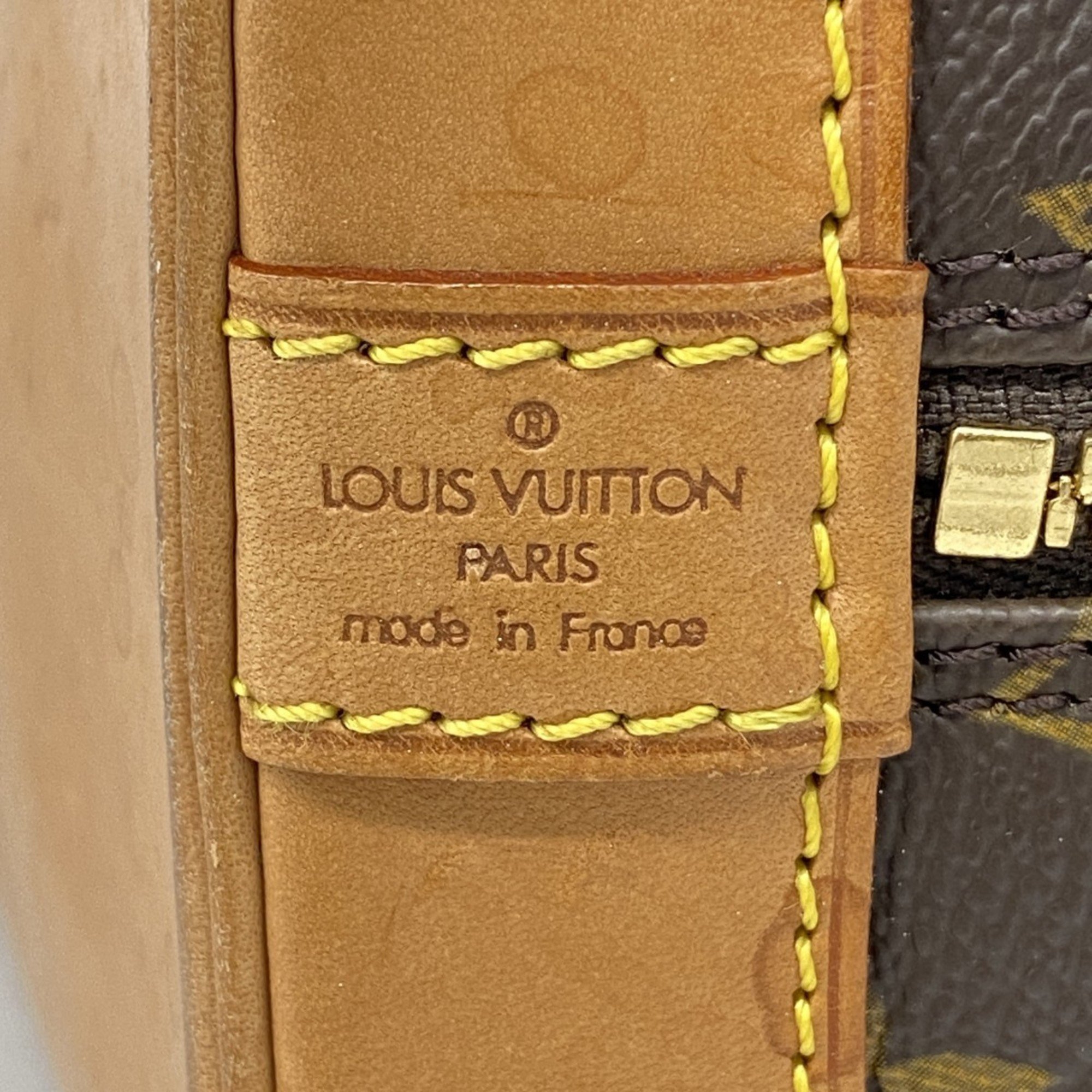 Louis Vuitton handbag Monogram Alma M51130 brown ladies