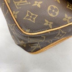 Louis Vuitton Shoulder Bag Monogram Gibessier GM M42249 Brown Ladies