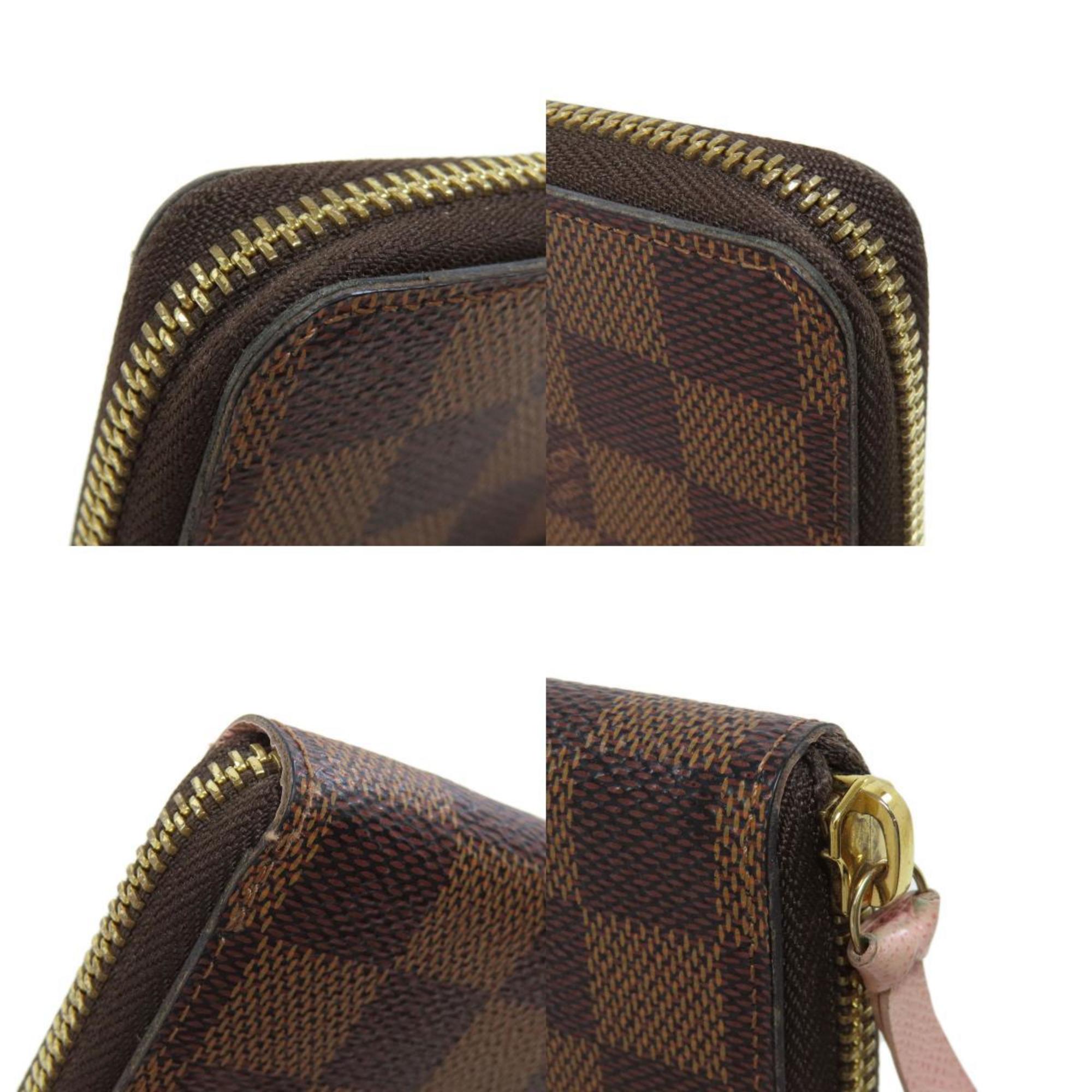 Louis Vuitton N41626 Portefeuille Clemence Long Wallet Damier Canvas Women's LOUIS VUITTON