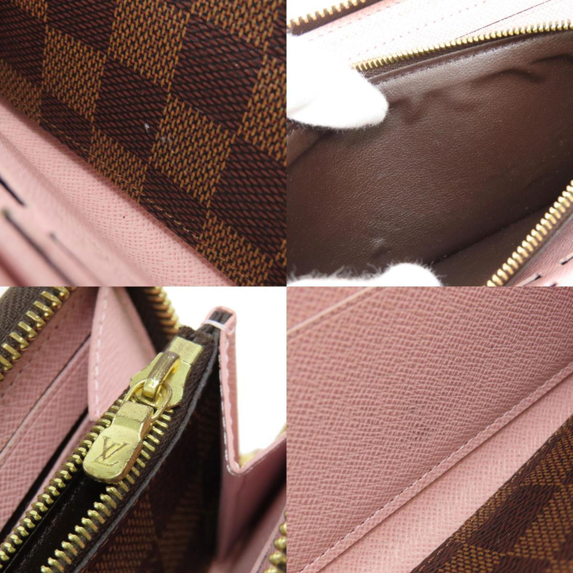 Louis Vuitton N41626 Portefeuille Clemence Long Wallet Damier Canvas Women's LOUIS VUITTON