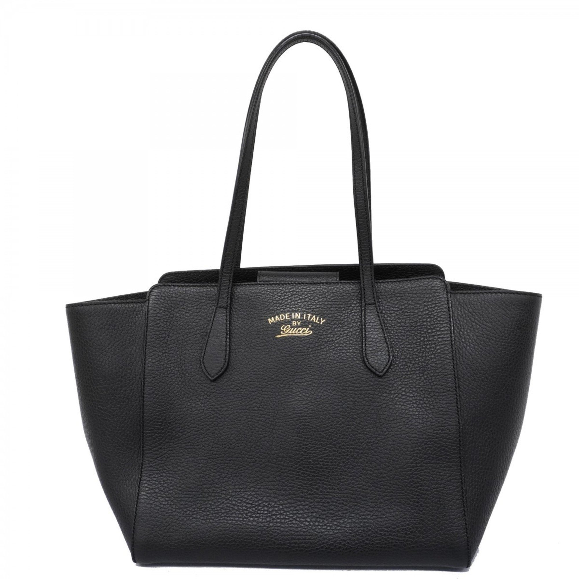 Gucci Tote Bag 354408 Leather Black Women's