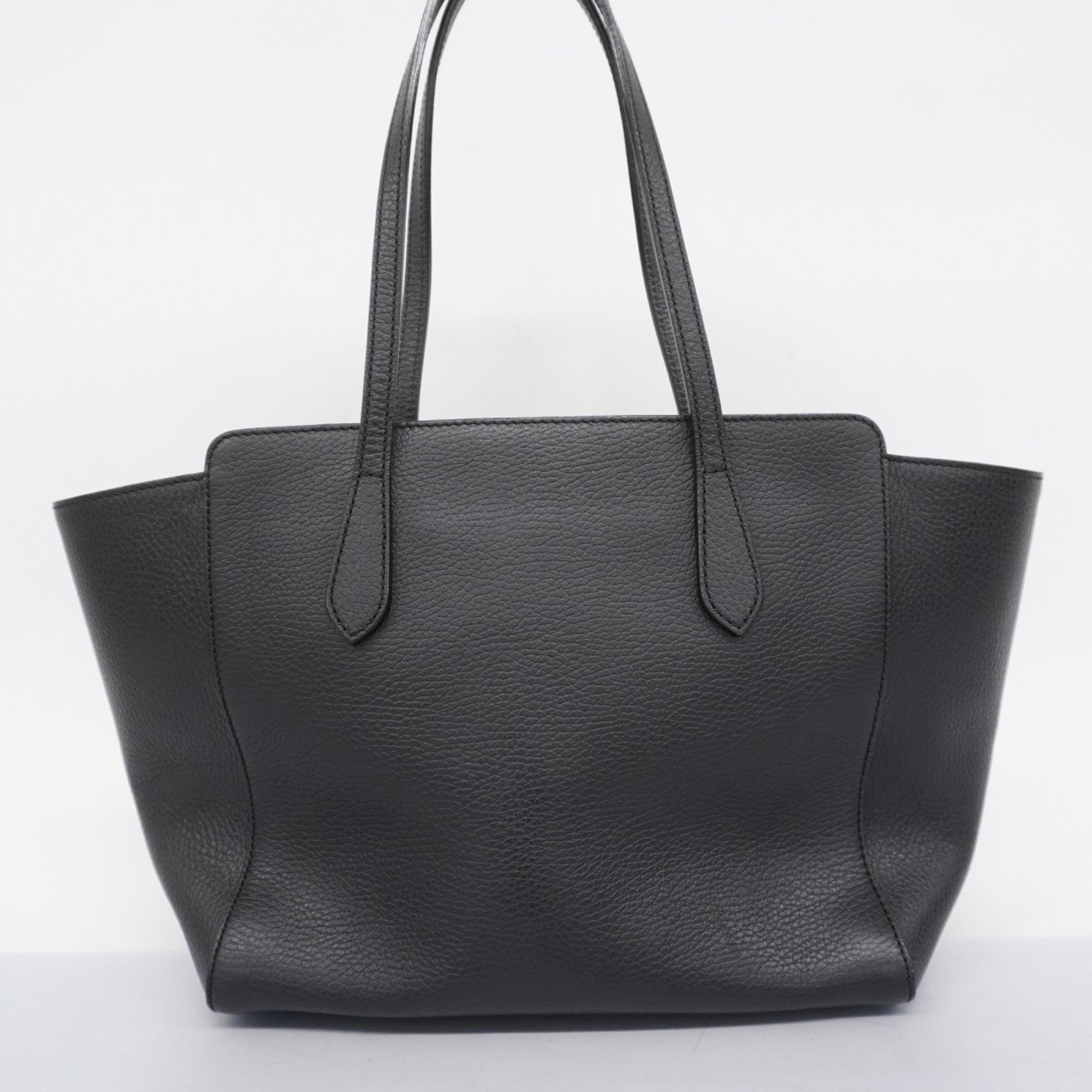 Gucci Tote Bag 354408 Leather Black Women's