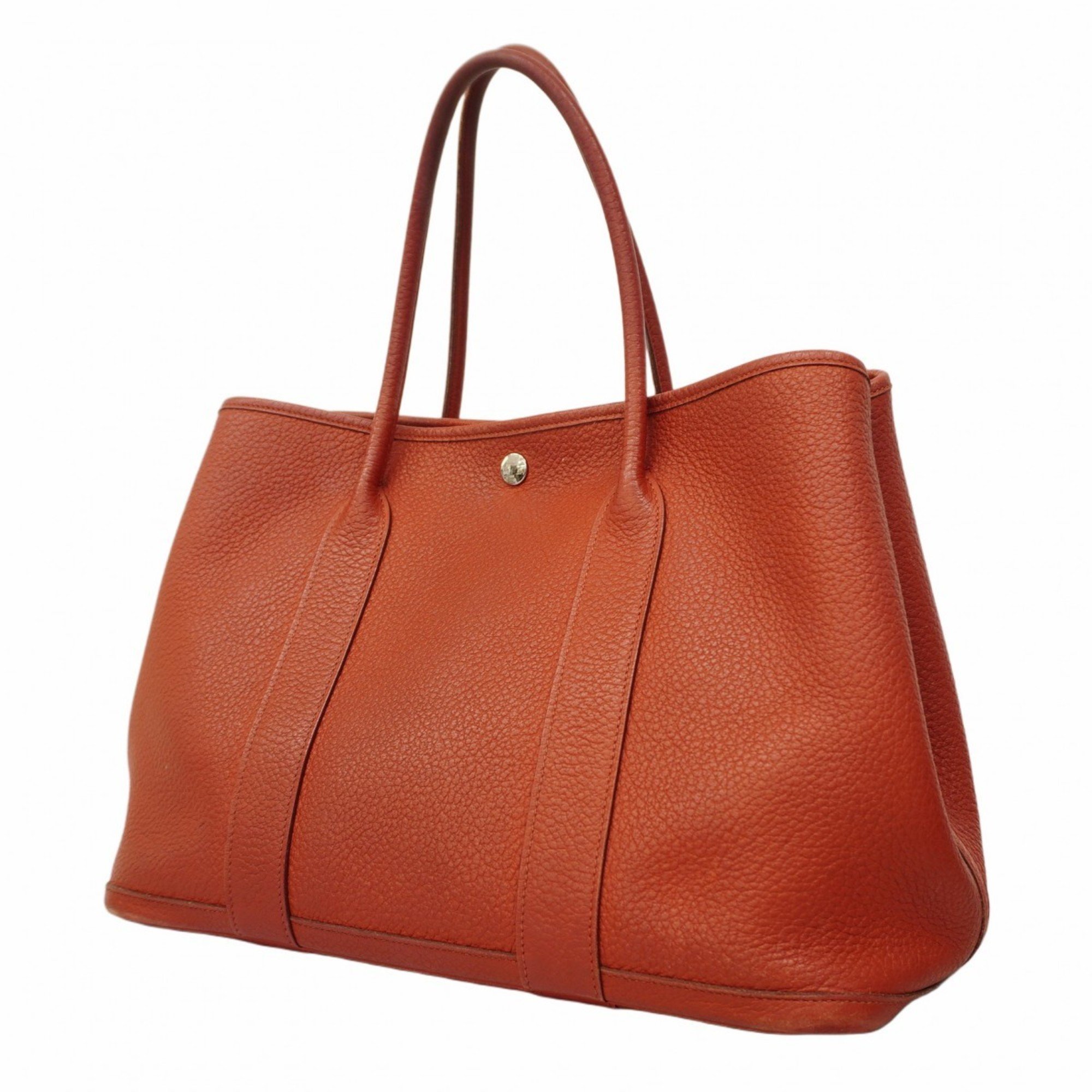 Hermes Tote Bag Garden Negonda Rouge Duchess □R Engraved Ladies