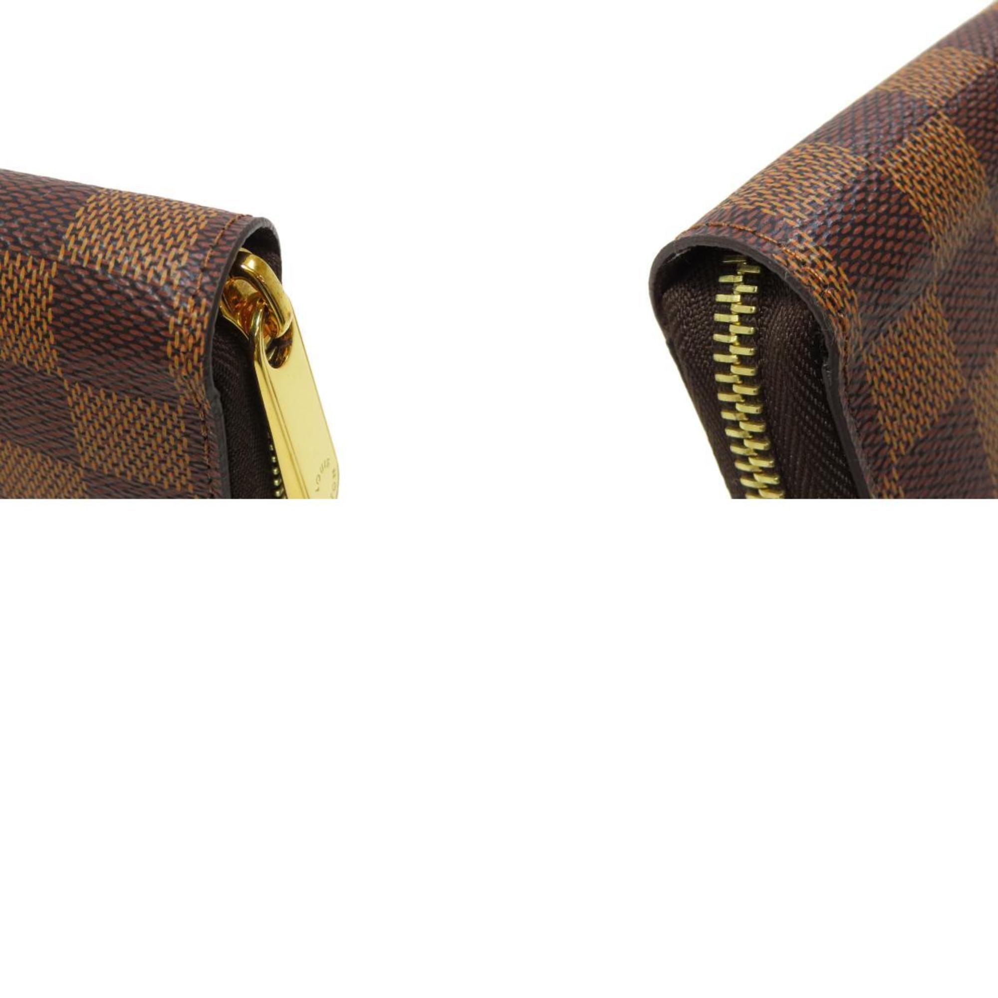 Louis Vuitton N41661 Zippy Wallet Long Damier Canvas Women's LOUIS VUITTON