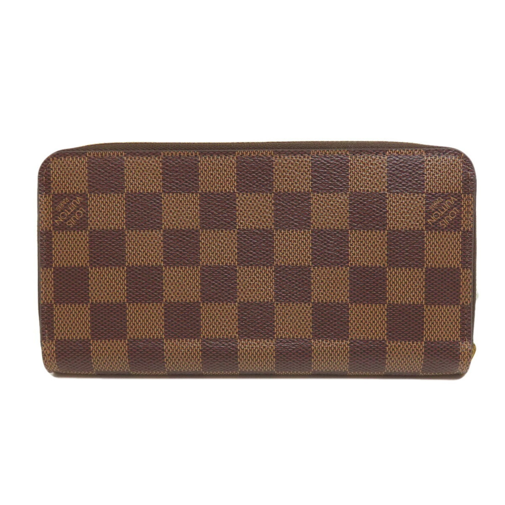 Louis Vuitton N41661 Zippy Wallet Long Damier Canvas Women's LOUIS VUITTON