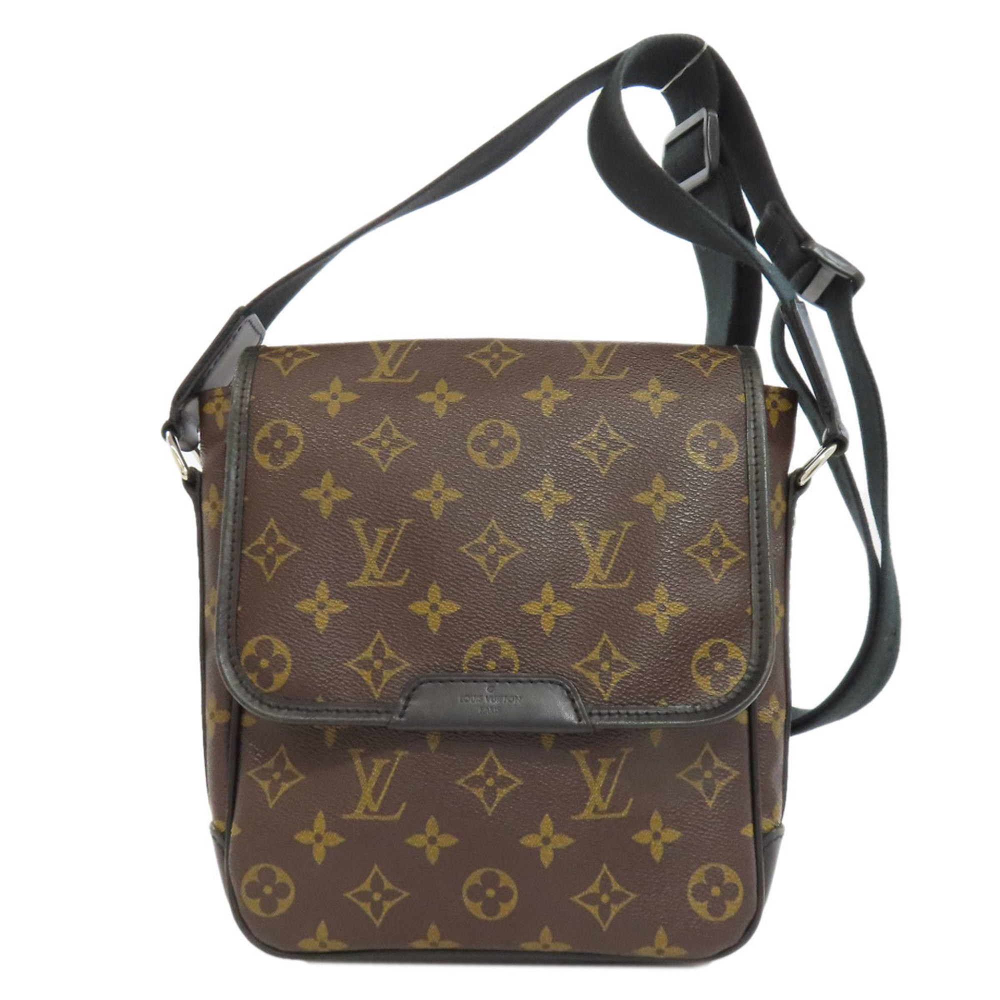 Louis Vuitton M56717 Monogram Macassar Bus PM Shoulder Bag Canvas Women's LOUIS VUITTON