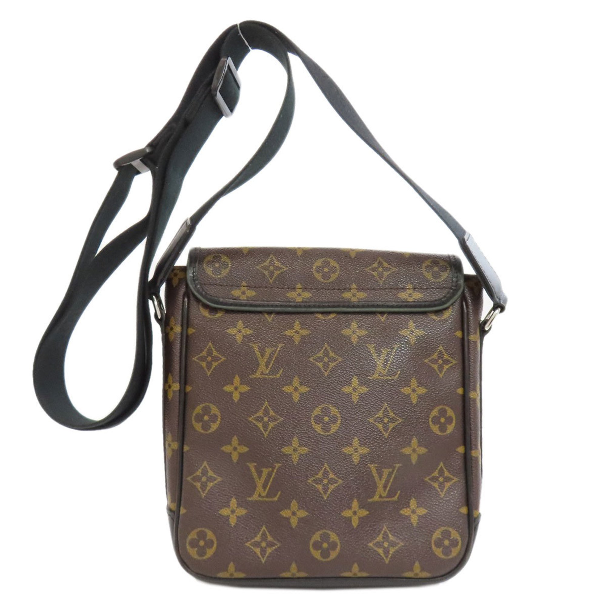 Louis Vuitton M56717 Monogram Macassar Bus PM Shoulder Bag Canvas Women's LOUIS VUITTON