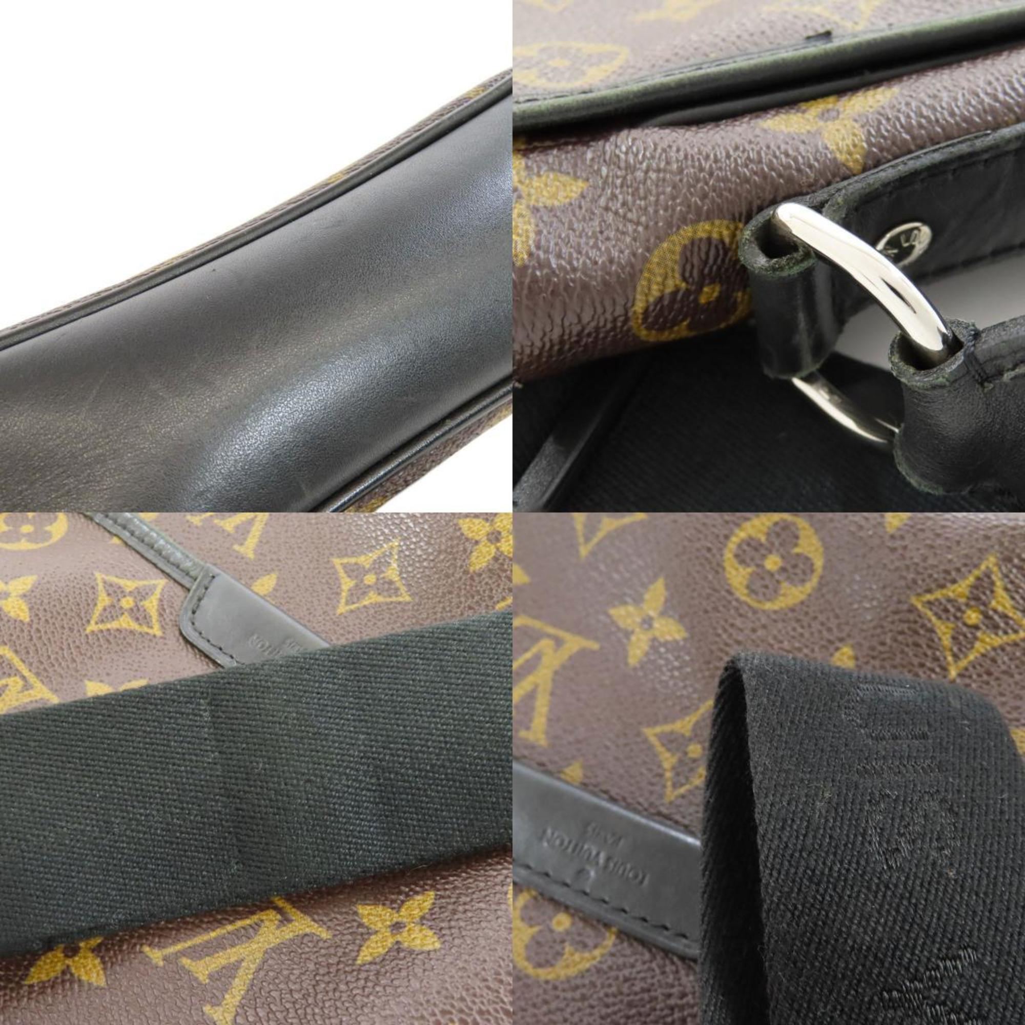 Louis Vuitton M56717 Monogram Macassar Bus PM Shoulder Bag Canvas Women's LOUIS VUITTON