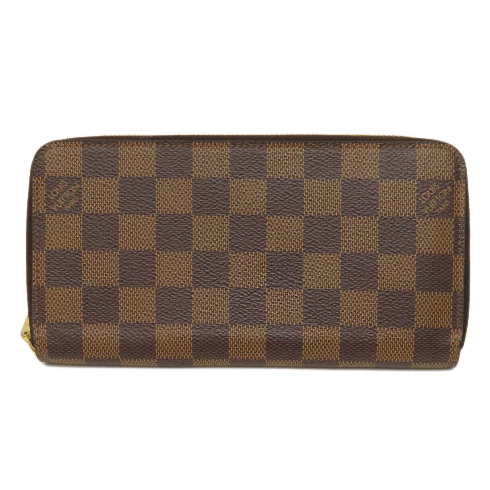 Louis Vuitton N41661 Zippy Wallet Long Damier Canvas Women's LOUIS VUITTON