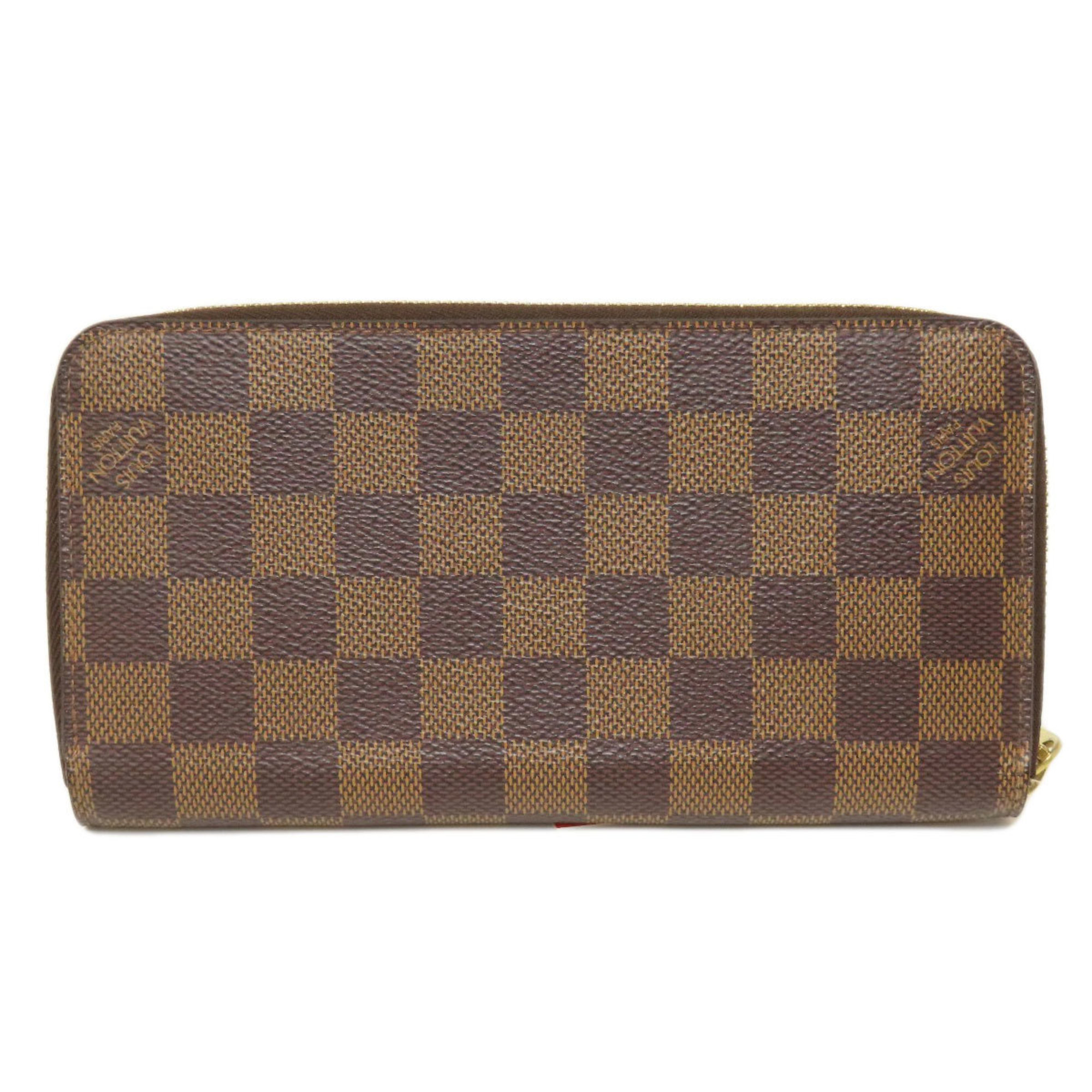 Louis Vuitton N41661 Zippy Wallet Long Damier Canvas Women's LOUIS VUITTON