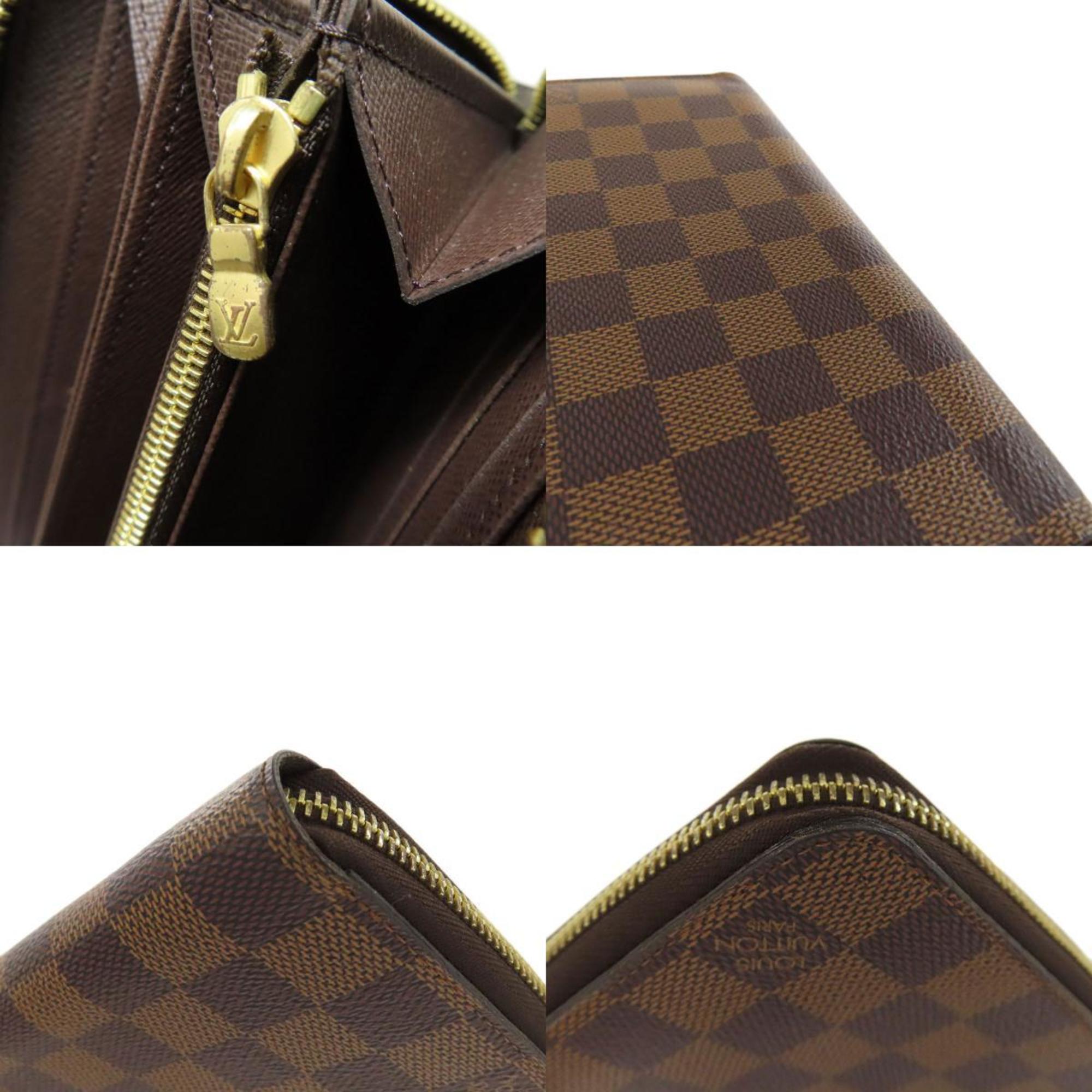 Louis Vuitton N41661 Zippy Wallet Long Damier Canvas Women's LOUIS VUITTON