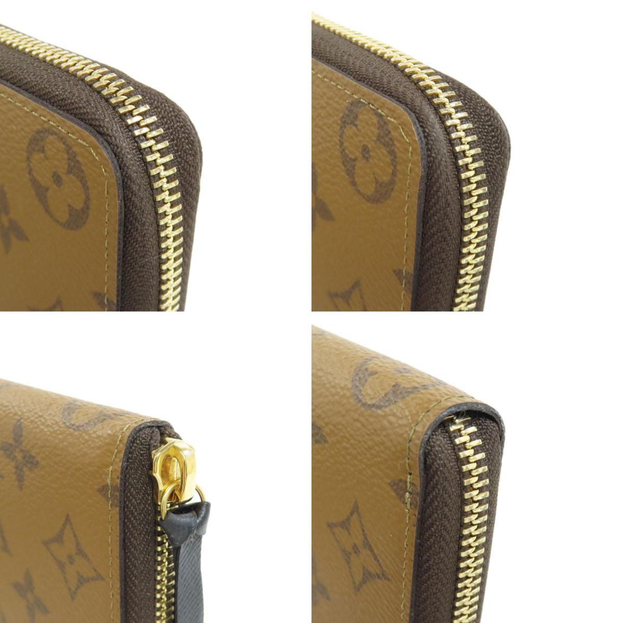 Louis Vuitton M82336 Portefeuille Clemence Long Wallet Monogram Reverse Women's LOUIS VUITTON