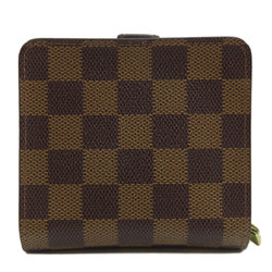 Louis Vuitton M61668 Compact Zip Bi-fold Wallet Monogram Canvas Women's LOUIS VUITTON