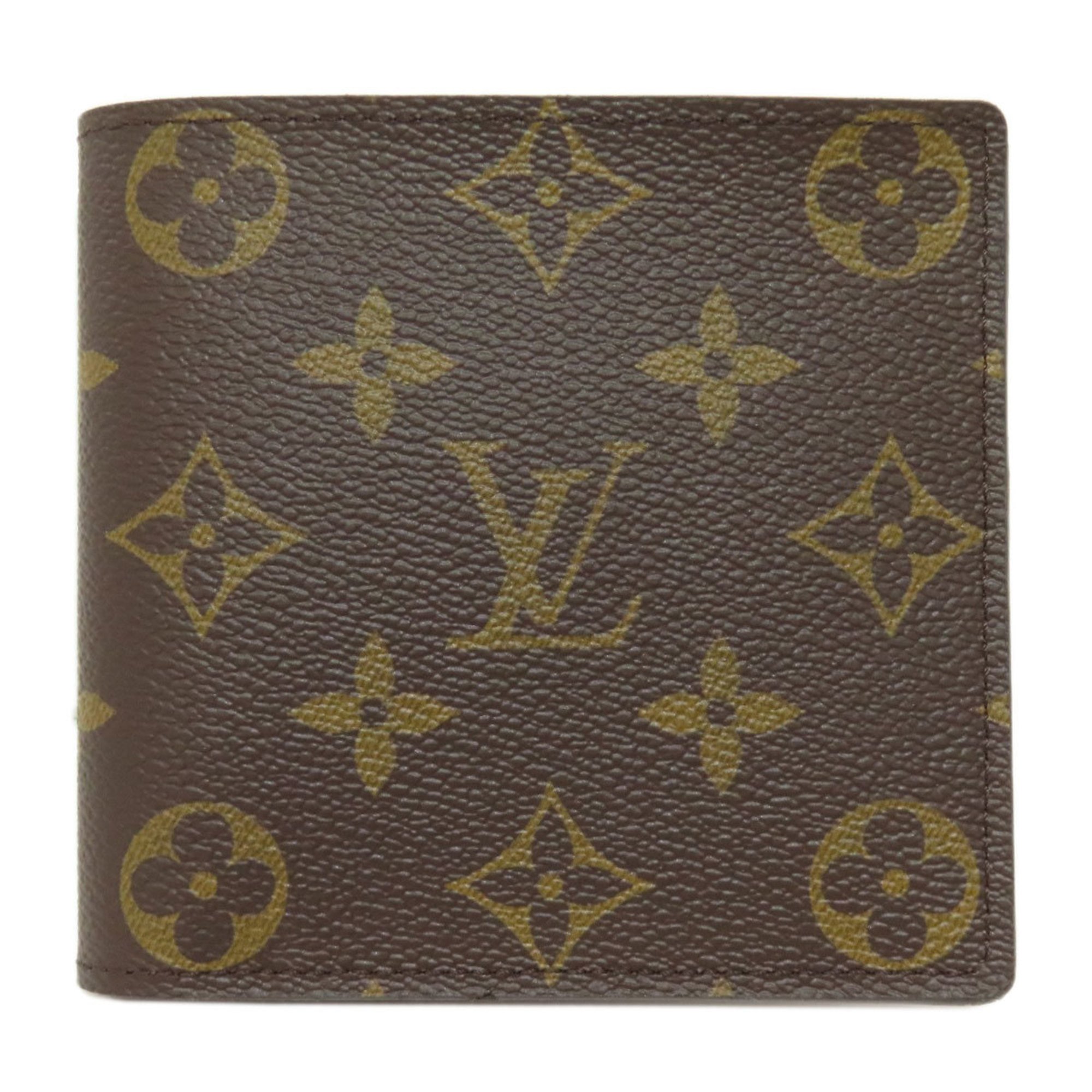 Louis Vuitton M61675 Portefeuille Marco Bi-fold Wallet Monogram Canvas Women's LOUIS VUITTON