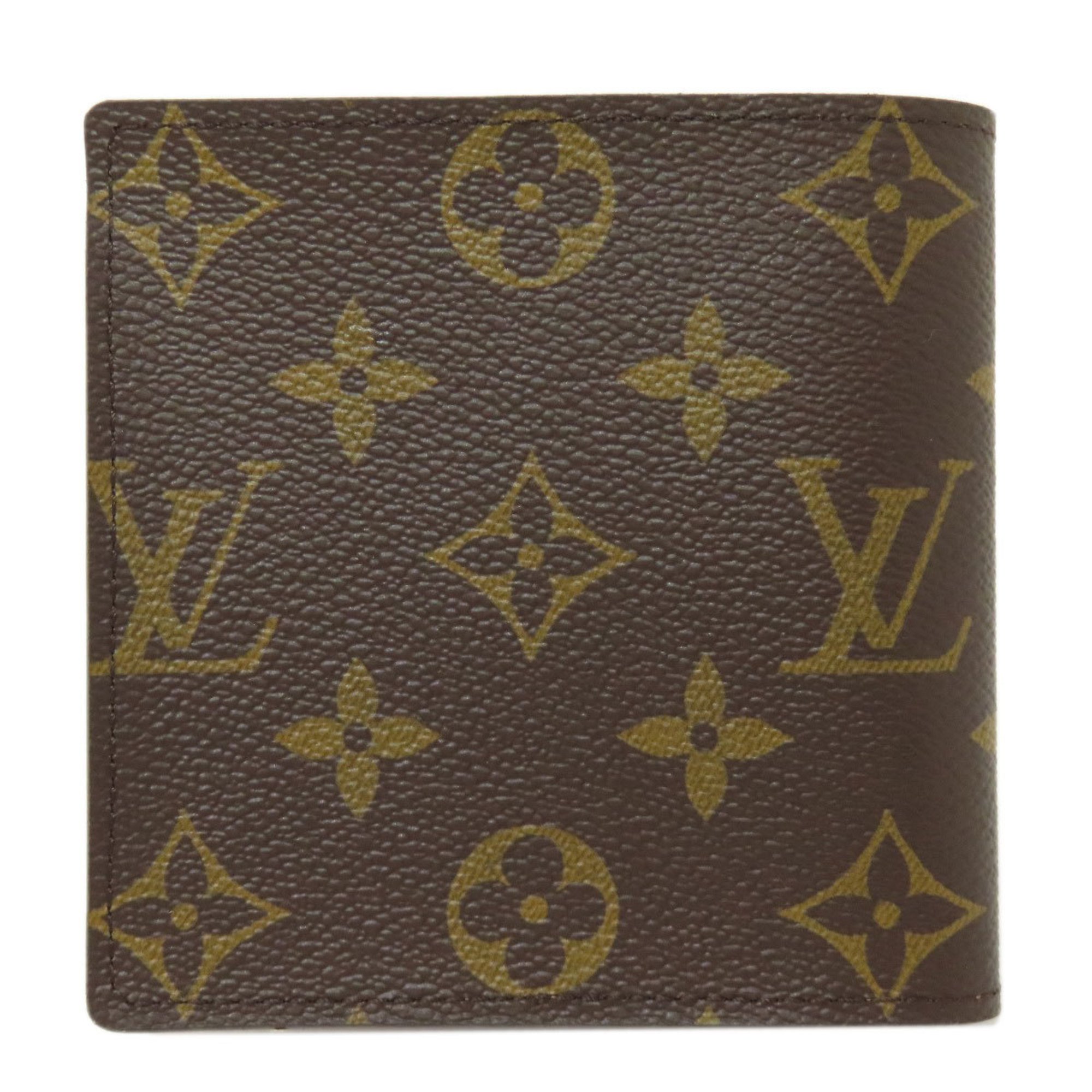 Louis Vuitton M61675 Portefeuille Marco Bi-fold Wallet Monogram Canvas Women's LOUIS VUITTON