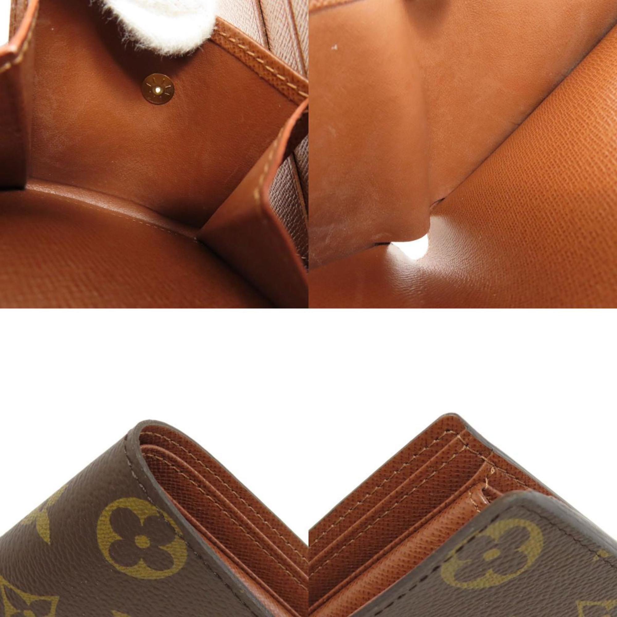 Louis Vuitton M61675 Portefeuille Marco Bi-fold Wallet Monogram Canvas Women's LOUIS VUITTON