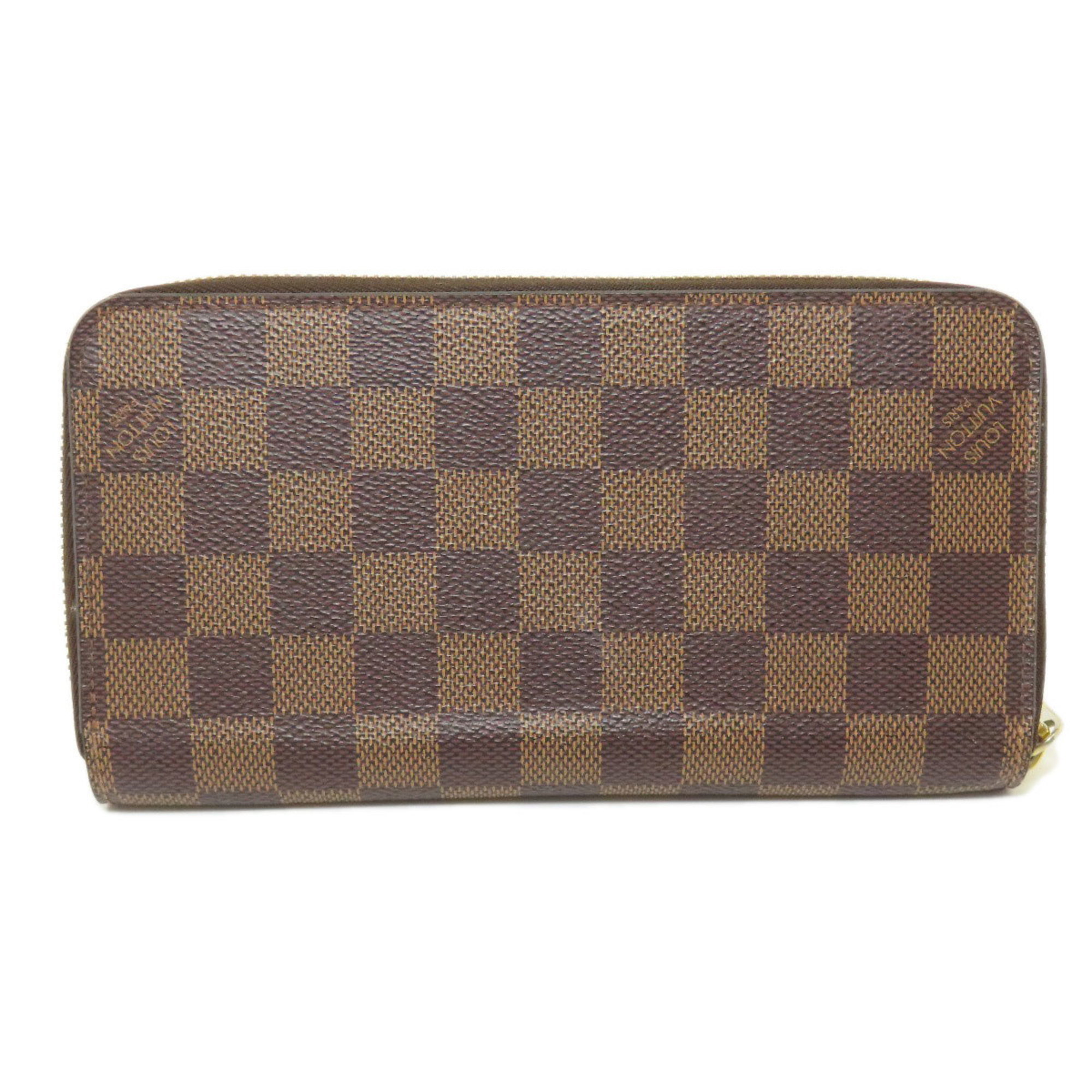 Louis Vuitton N41661 Zippy Wallet Long Damier Canvas Women's LOUIS VUITTON