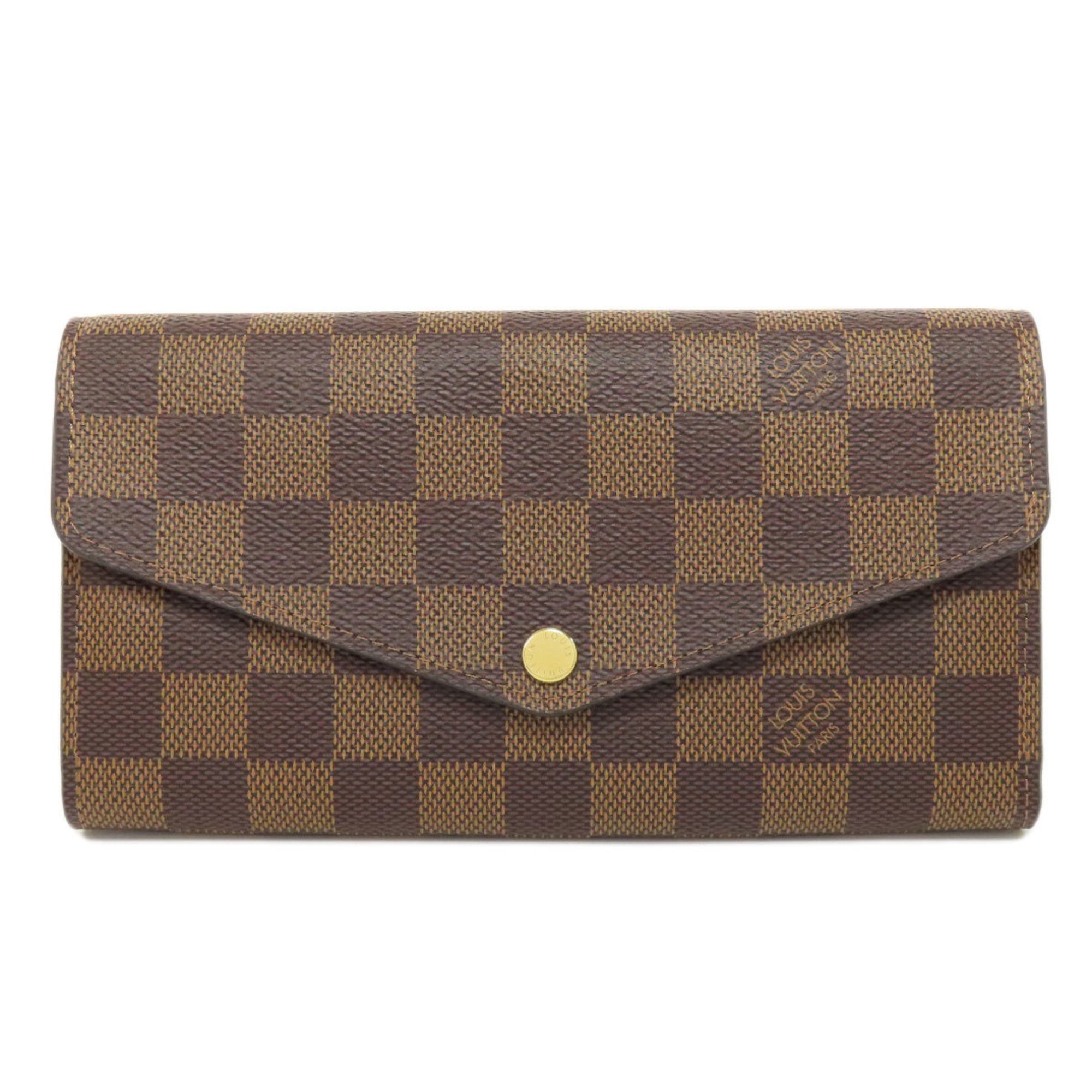 Louis Vuitton N63209 Portefeuille Sarah Long Wallet Damier Canvas Women's LOUIS VUITTON