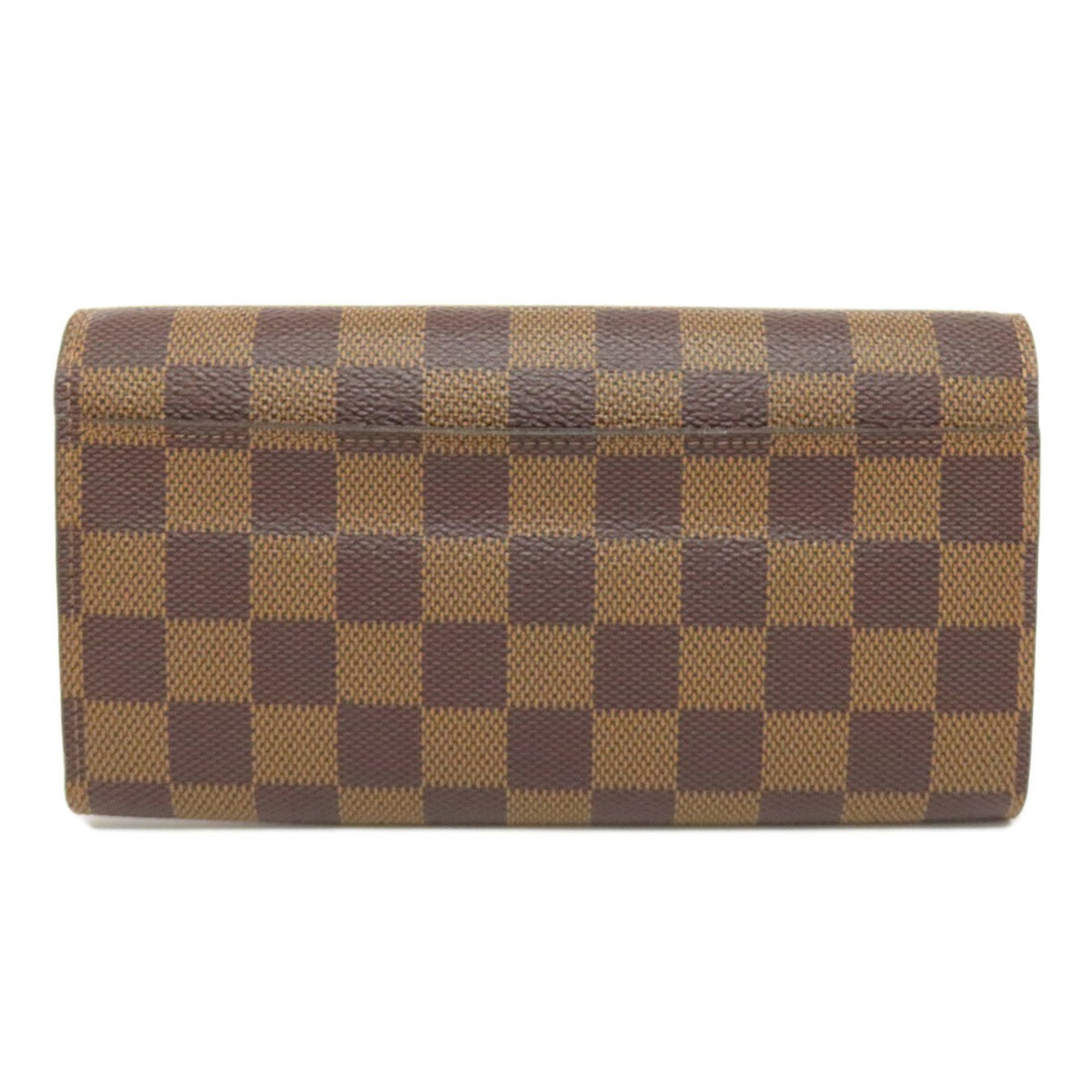 Louis Vuitton N63209 Portefeuille Sarah Long Wallet Damier Canvas Women's LOUIS VUITTON