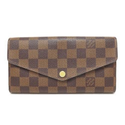 Louis Vuitton N63209 Portefeuille Sarah Long Wallet Damier Canvas Women's LOUIS VUITTON