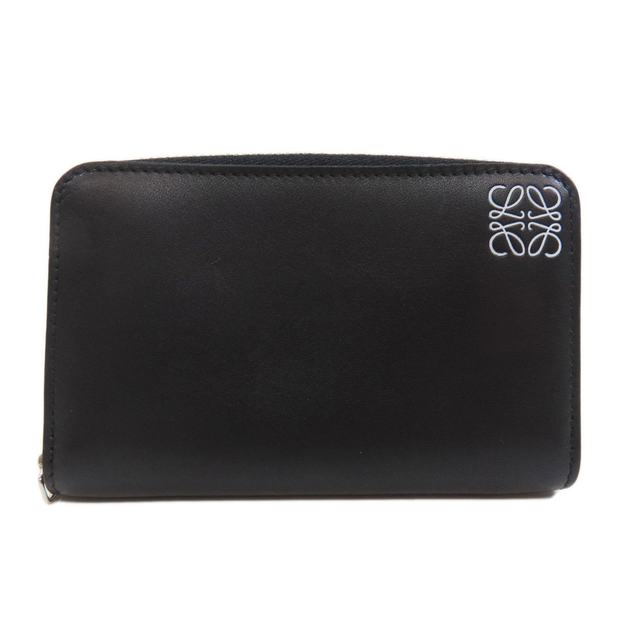 LOEWE Anagram Wallet/Coin Case Leather Women's