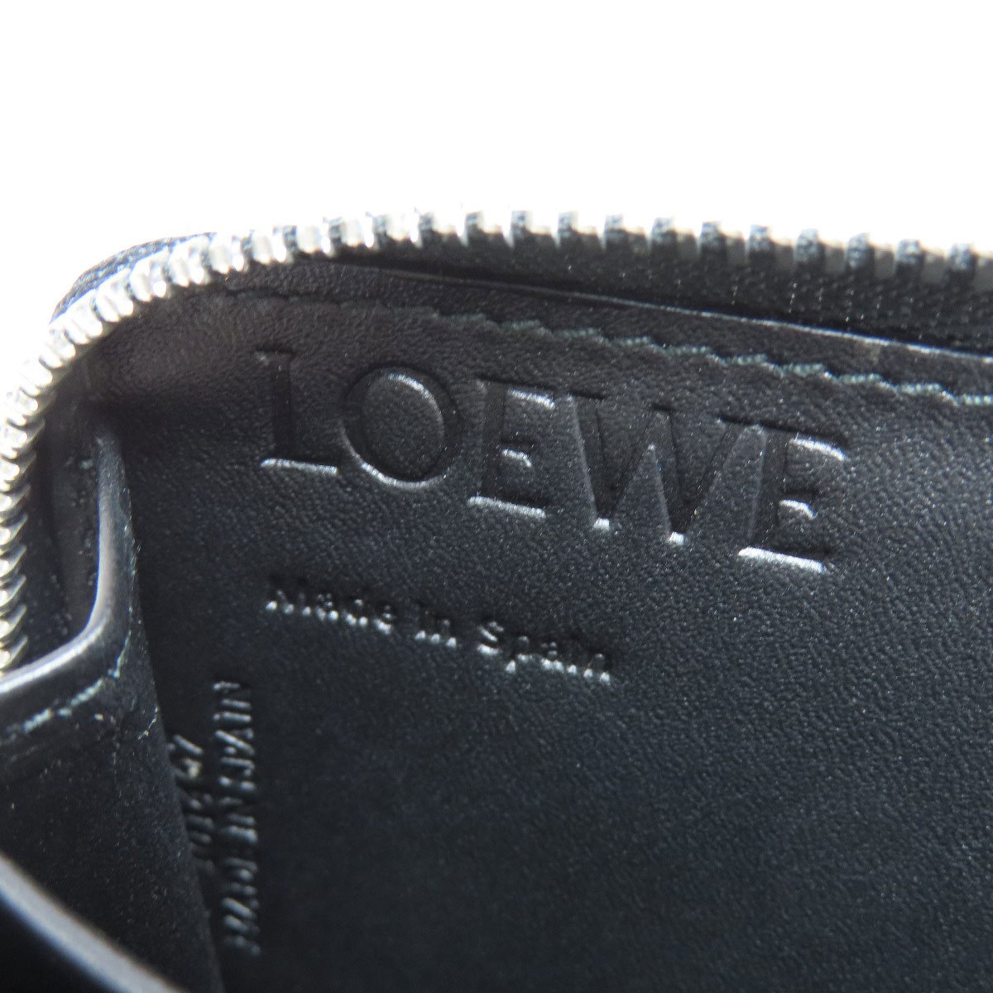 LOEWE Anagram Wallet/Coin Case Leather Women's