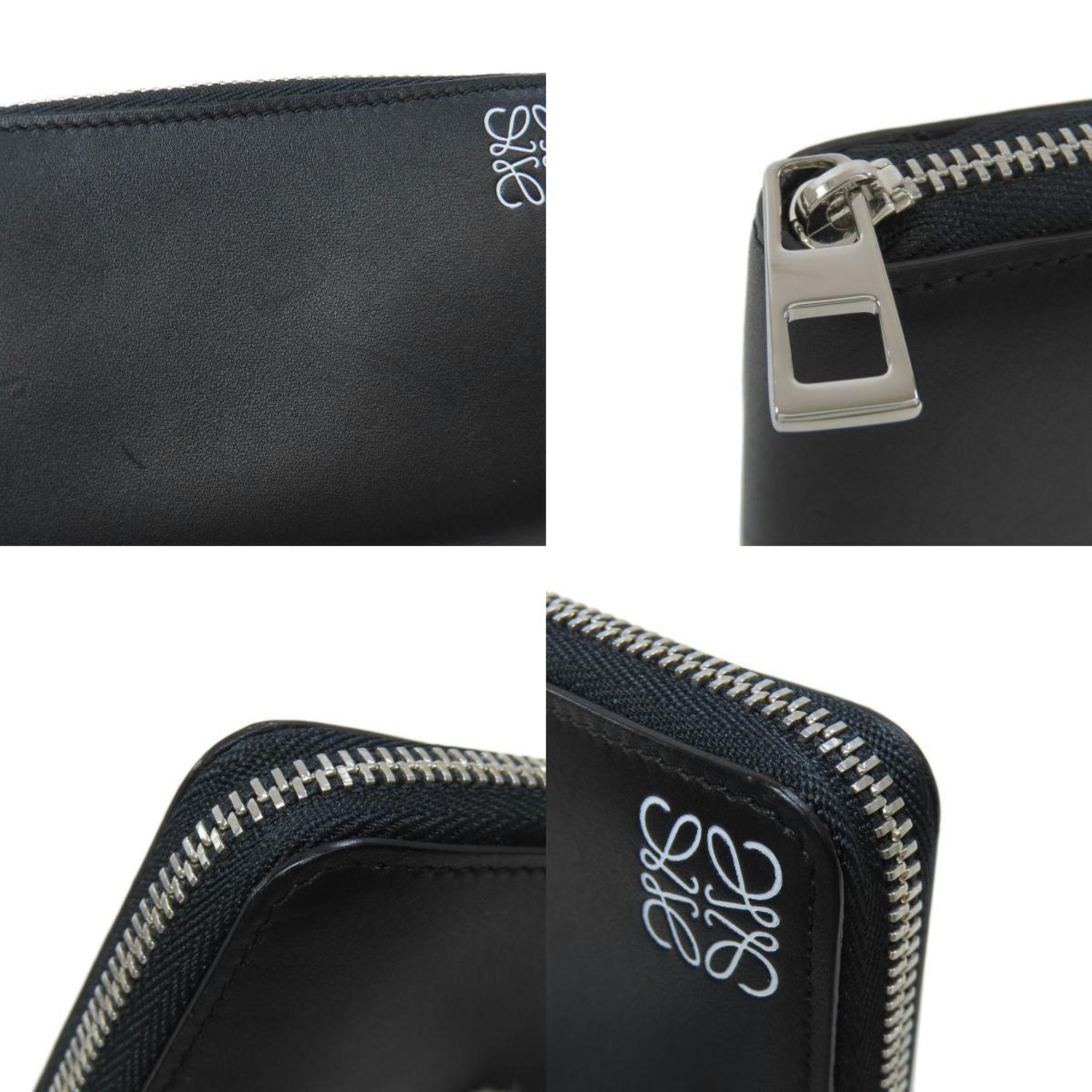 LOEWE Anagram Wallet/Coin Case Leather Women's