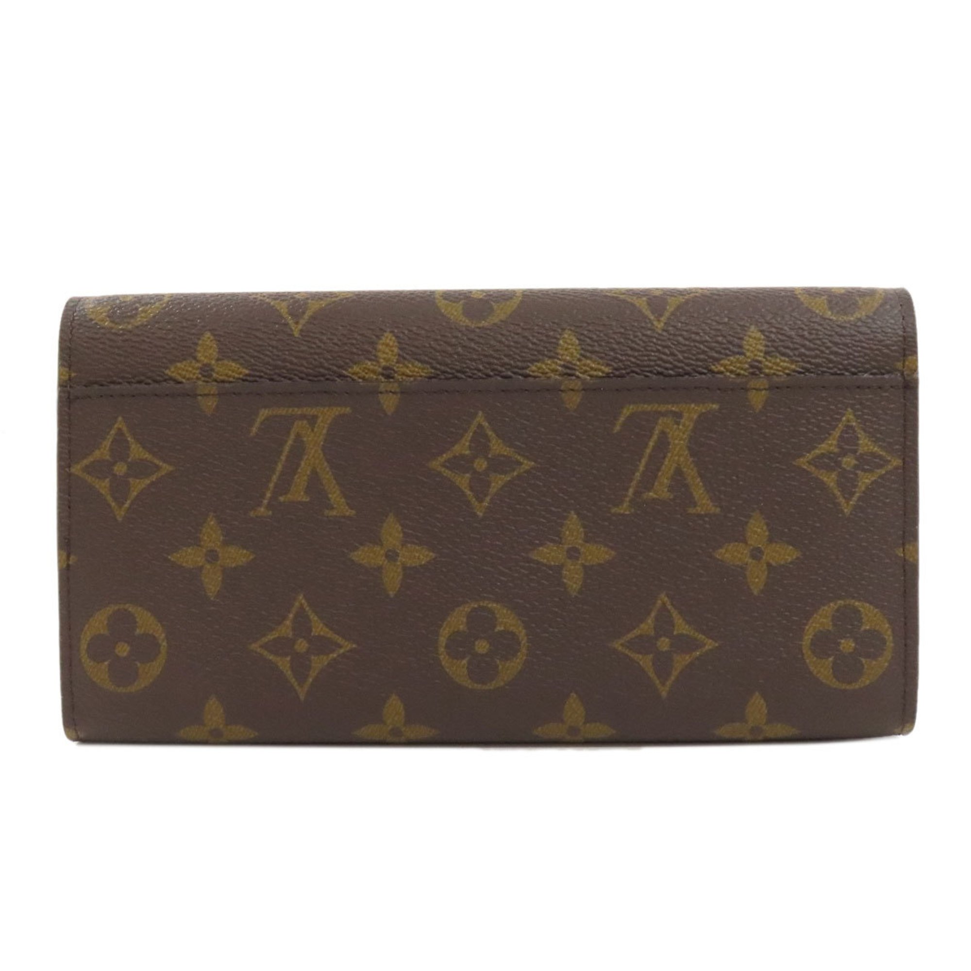 Louis Vuitton M60531 Portefeuille Sarah Long Wallet Monogram Canvas Women's LOUIS VUITTON