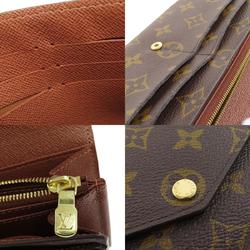 Louis Vuitton M60531 Portefeuille Sarah Long Wallet Monogram Canvas Women's LOUIS VUITTON