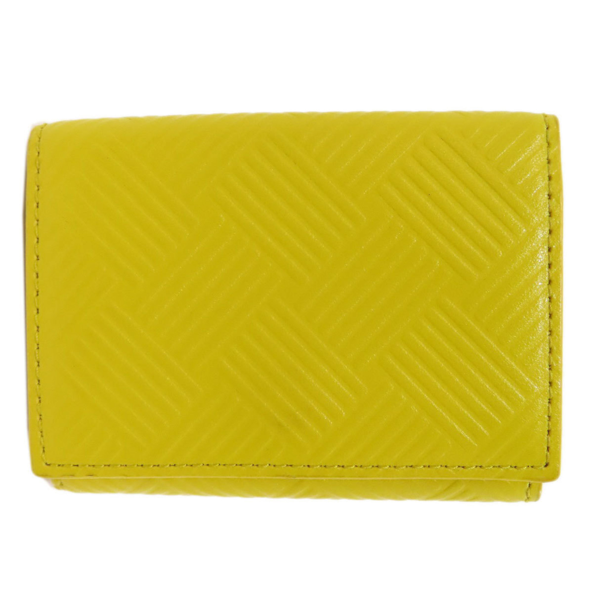 Bottega Veneta Debossed Intrecciato Bi-fold Wallet Leather Women's BOTTEGA VENETA