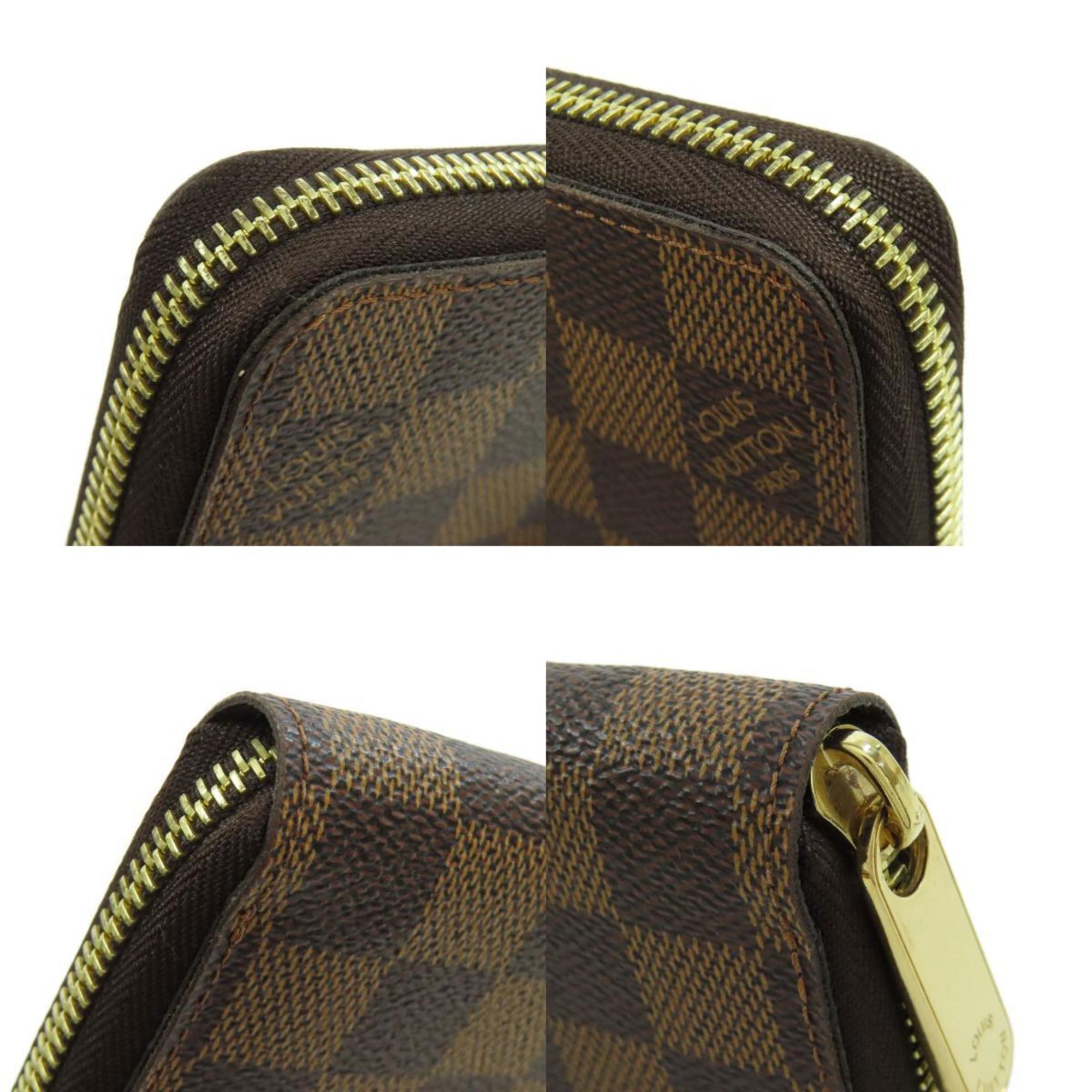 Louis Vuitton N60015 Zippy Wallet (old long wallet) Damier canvas for women LOUIS VUITTON