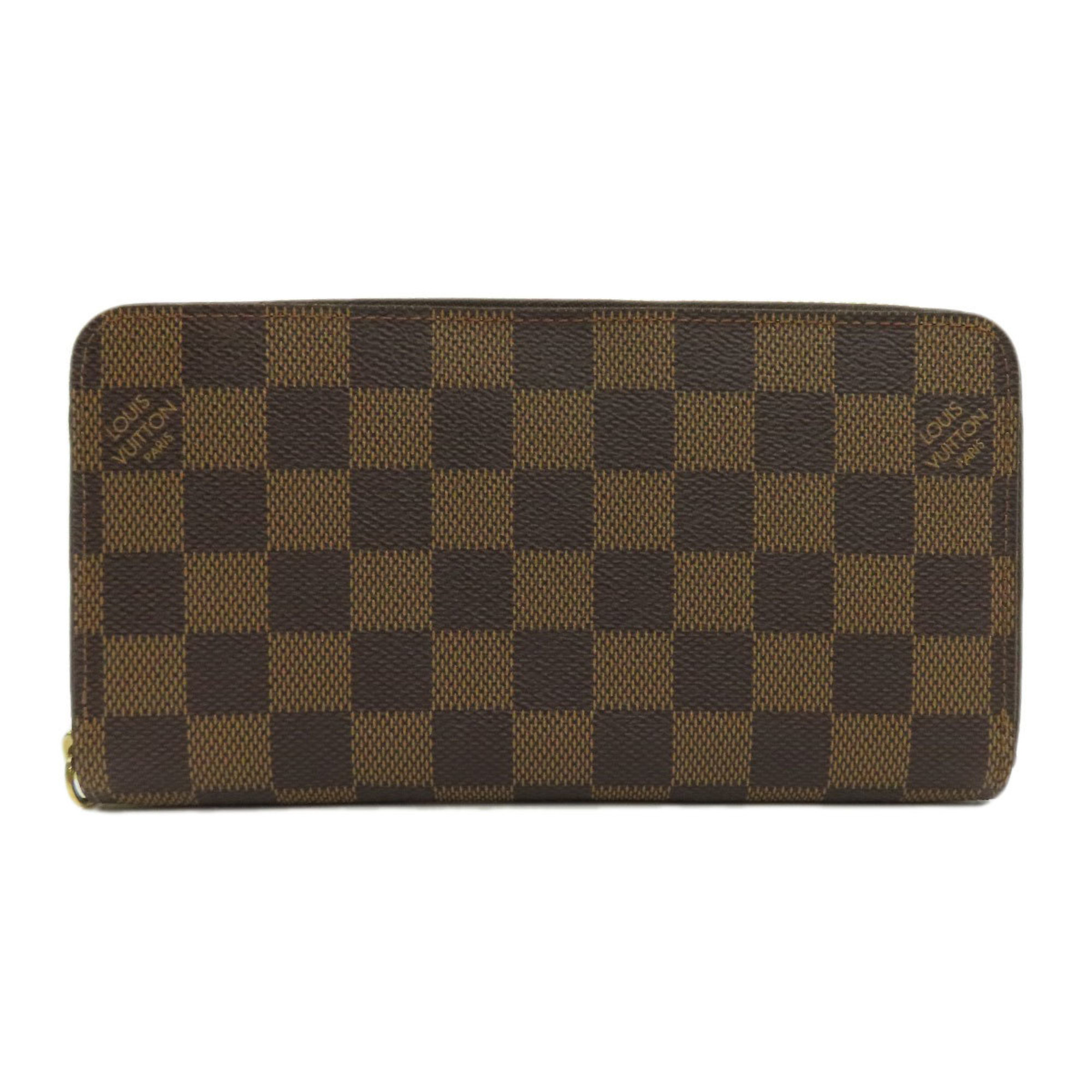 Louis Vuitton N60015 Zippy Wallet (old long wallet) Damier canvas for women LOUIS VUITTON